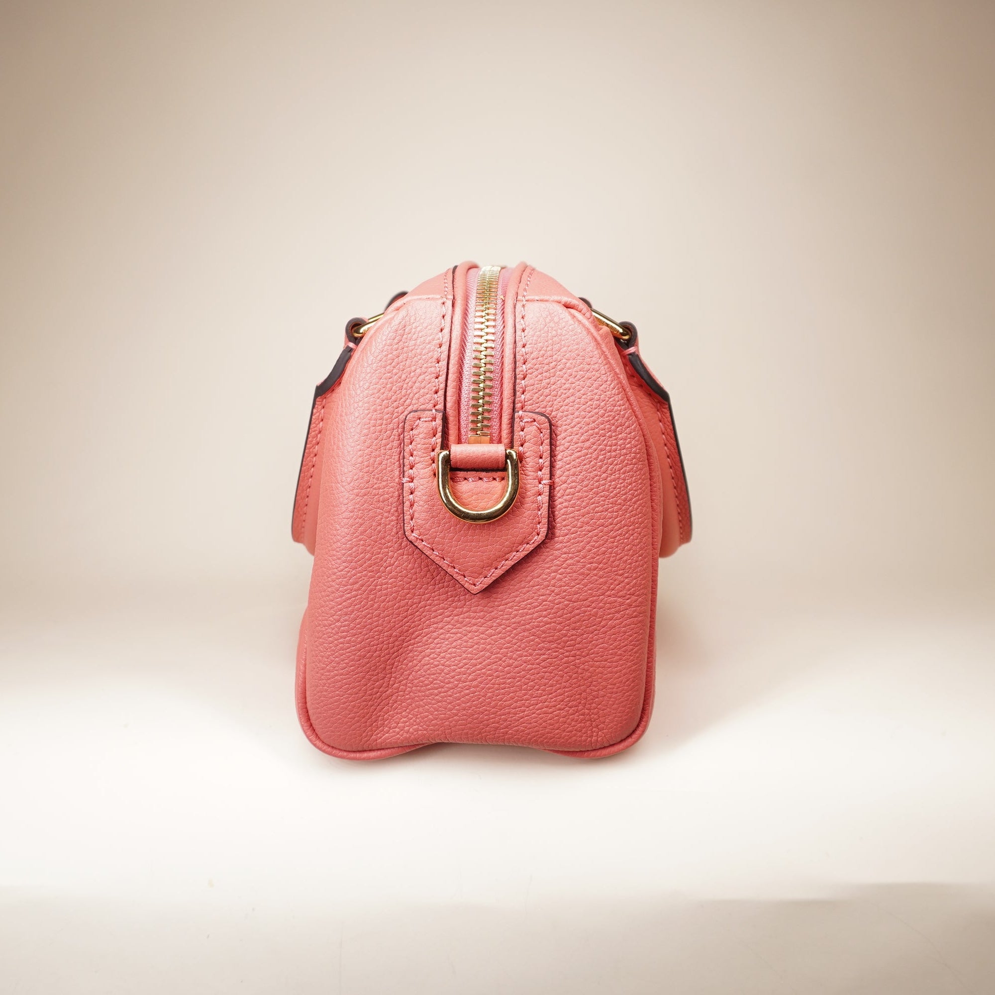 PRE-OWNED LV Speedy 20 Pink Calfskin Shoulder Bag