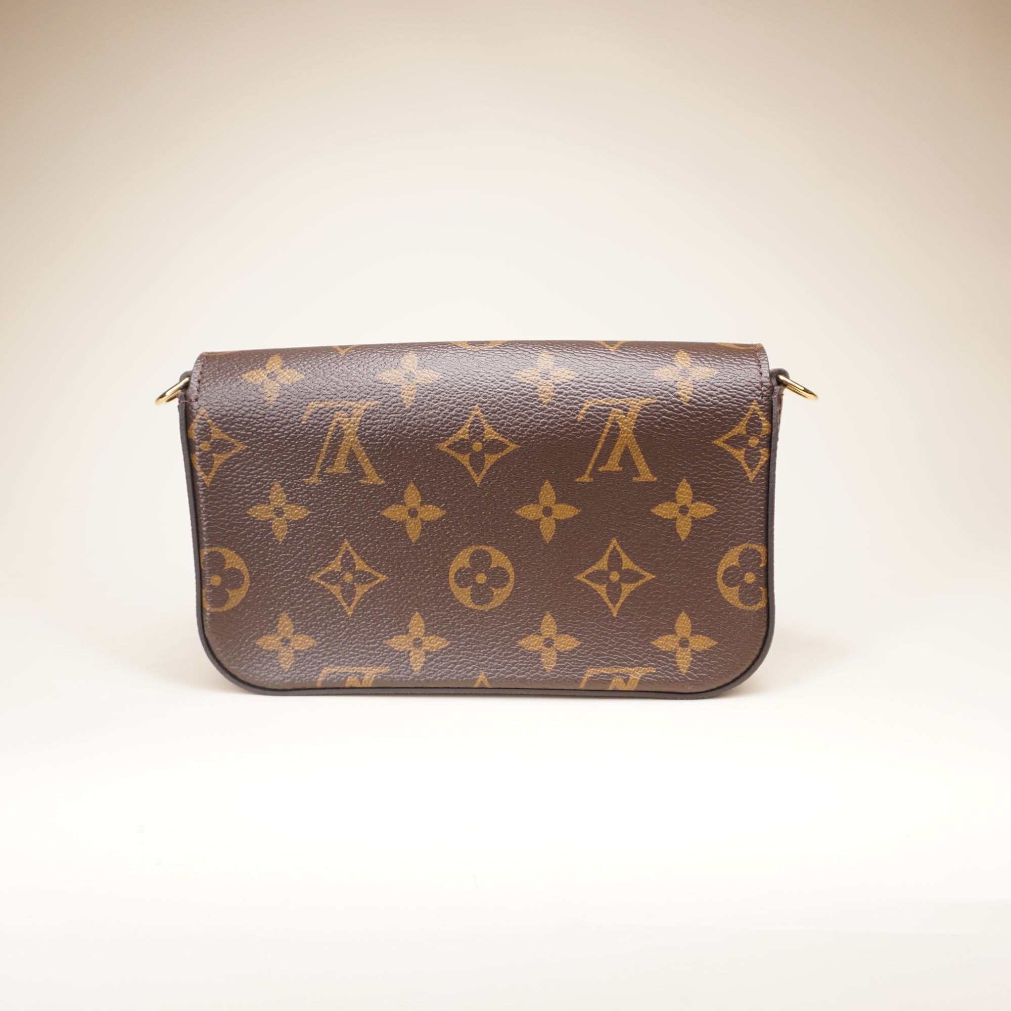 PRE-OWNED LV Monogram Felicie Strap And Go Crossbody Bag