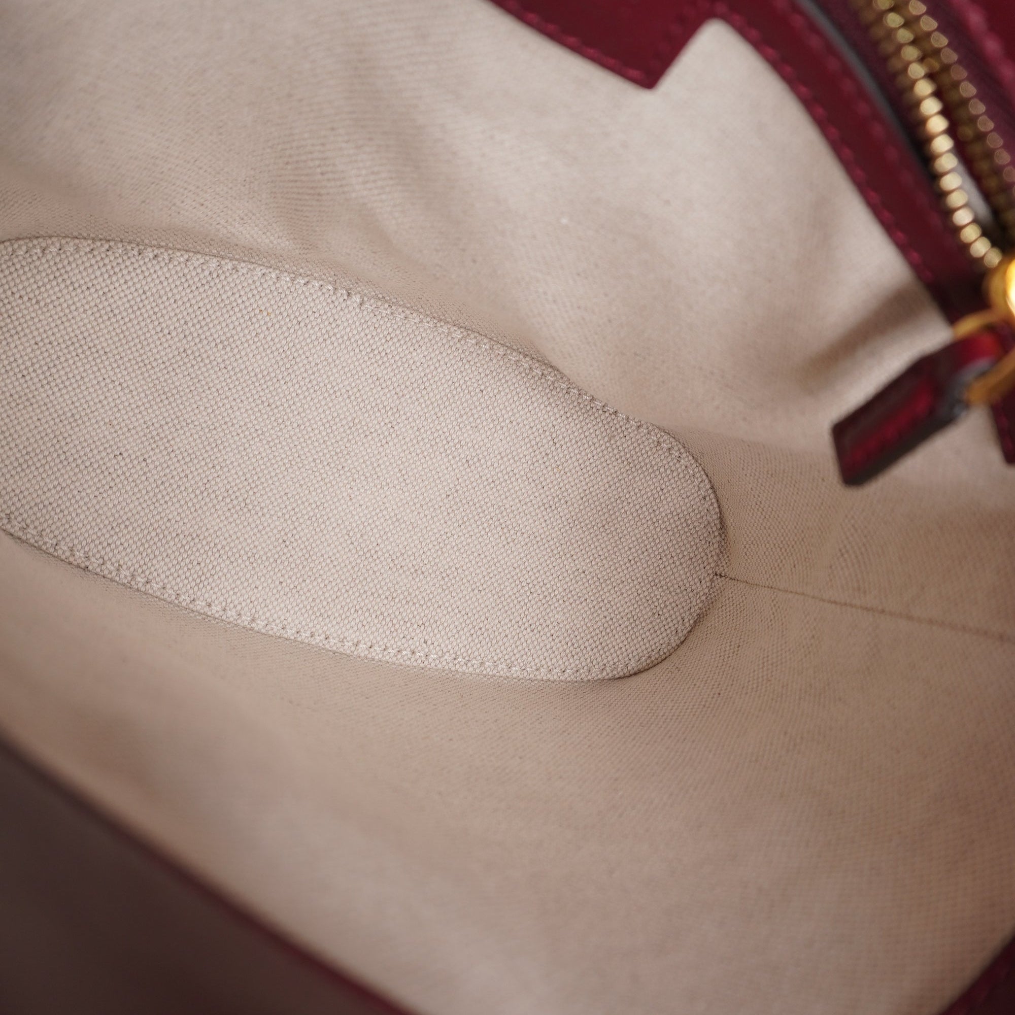 PRE-OWNED GG Burgundy 73 Small Bucket Shoulder Bag 