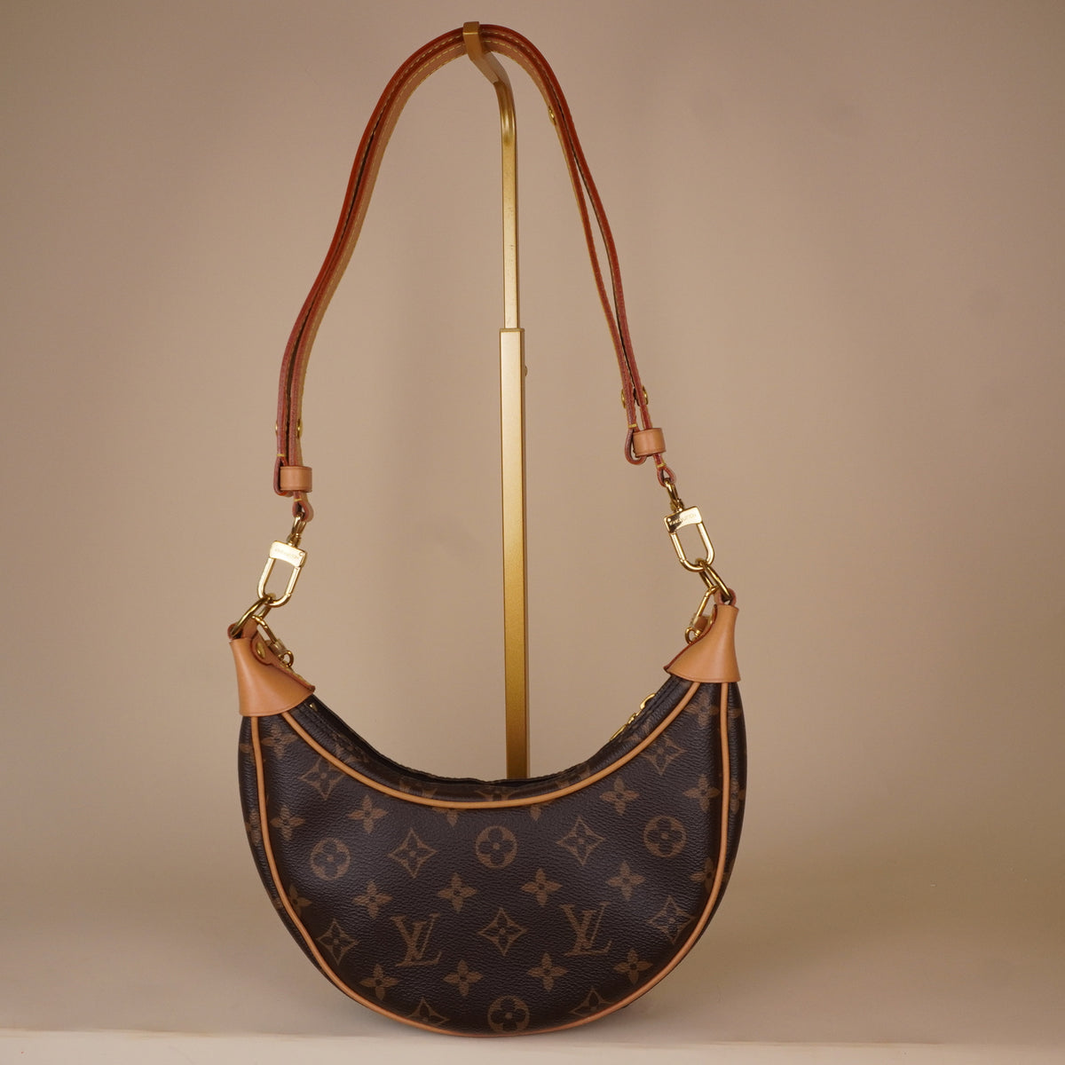 PRE-OWNED LV Monogram Canvas Loop Bag