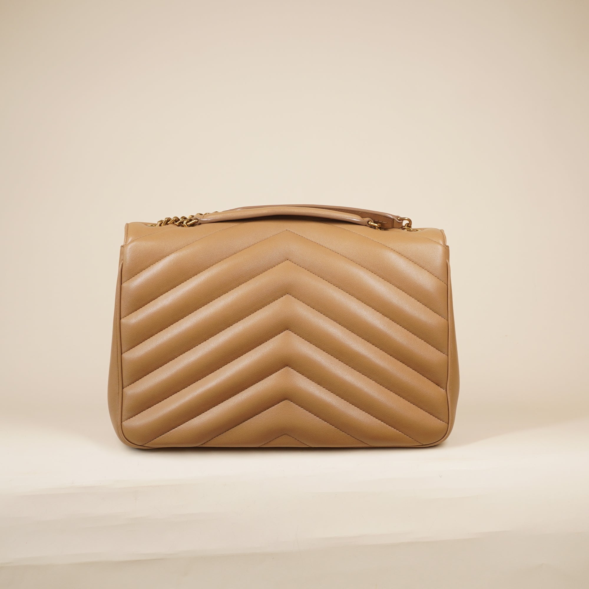 PRE-OWNED  Loulou large in Matelasse Lambskin Shoulder Bag