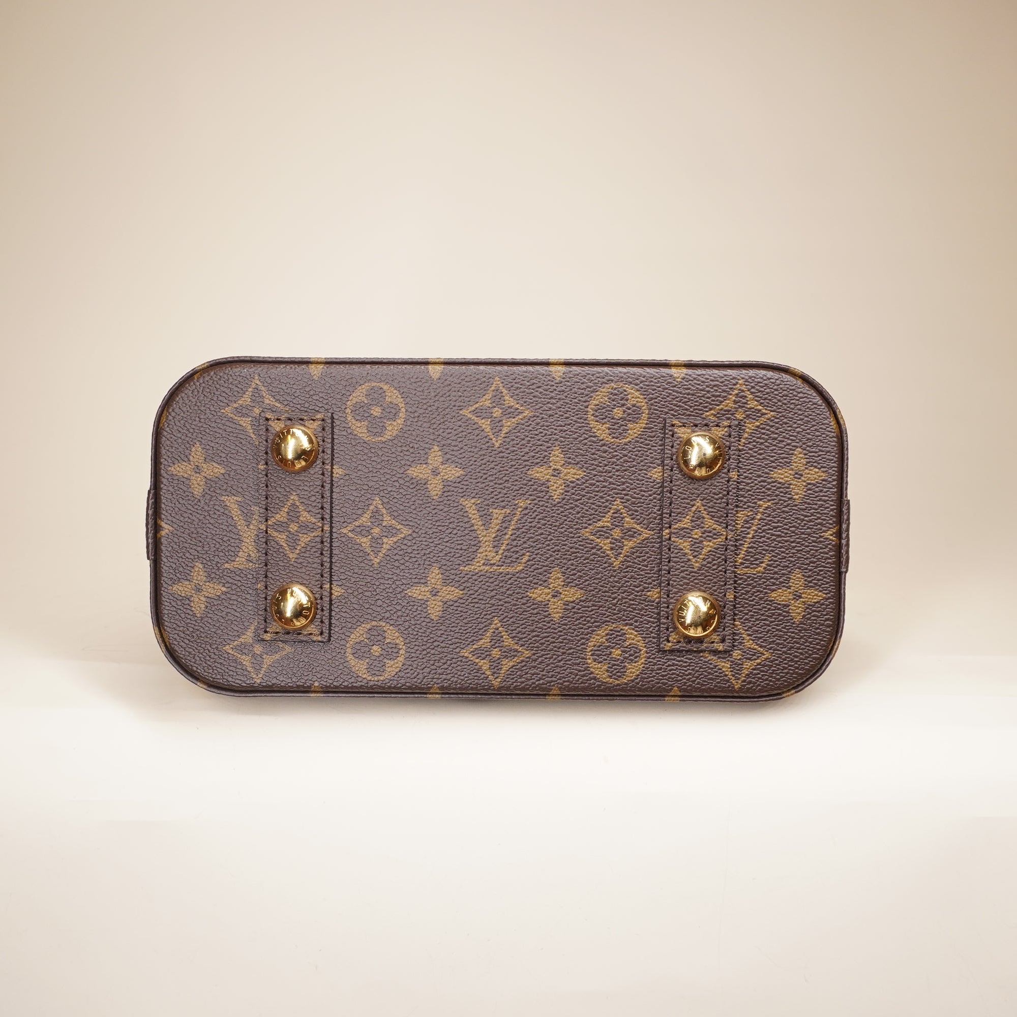PRE-OWNED LV Monogram Vernis Alma BB Shoulder Bag