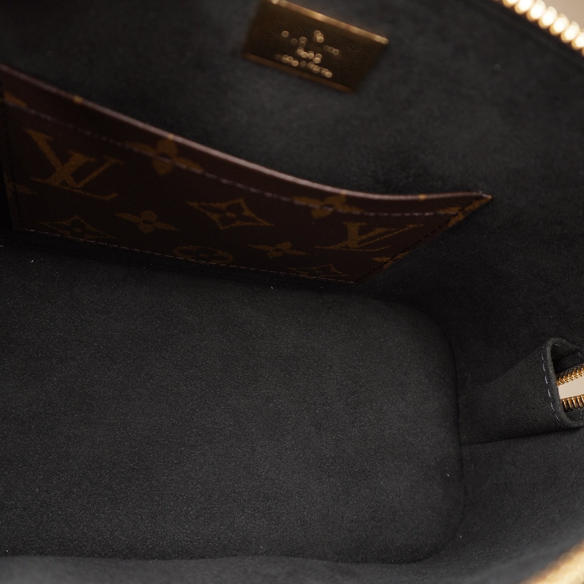 PRE-OWNED LV Monogram Vernis Alma BB Shoulder Bag
