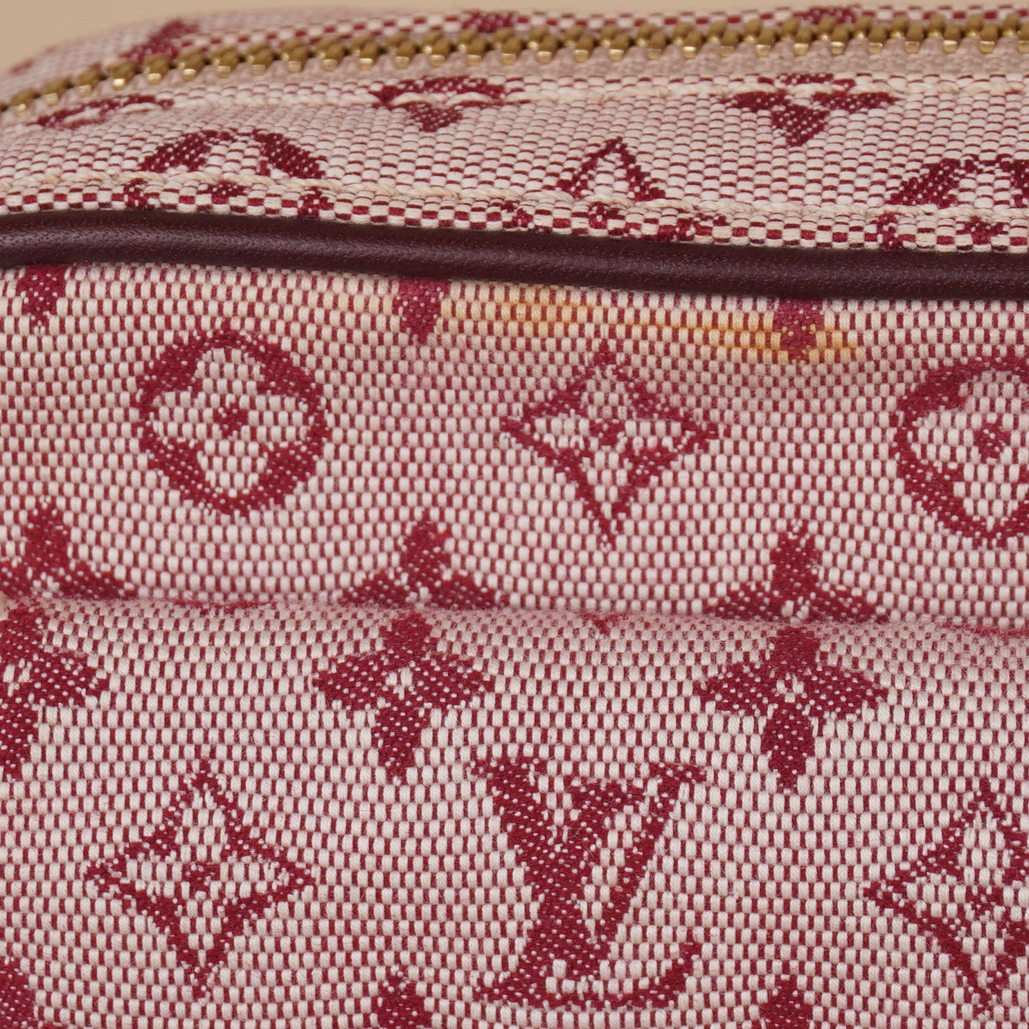 PRE-OWNED LV Cherry Monogram Mini Lin Juliette Bag