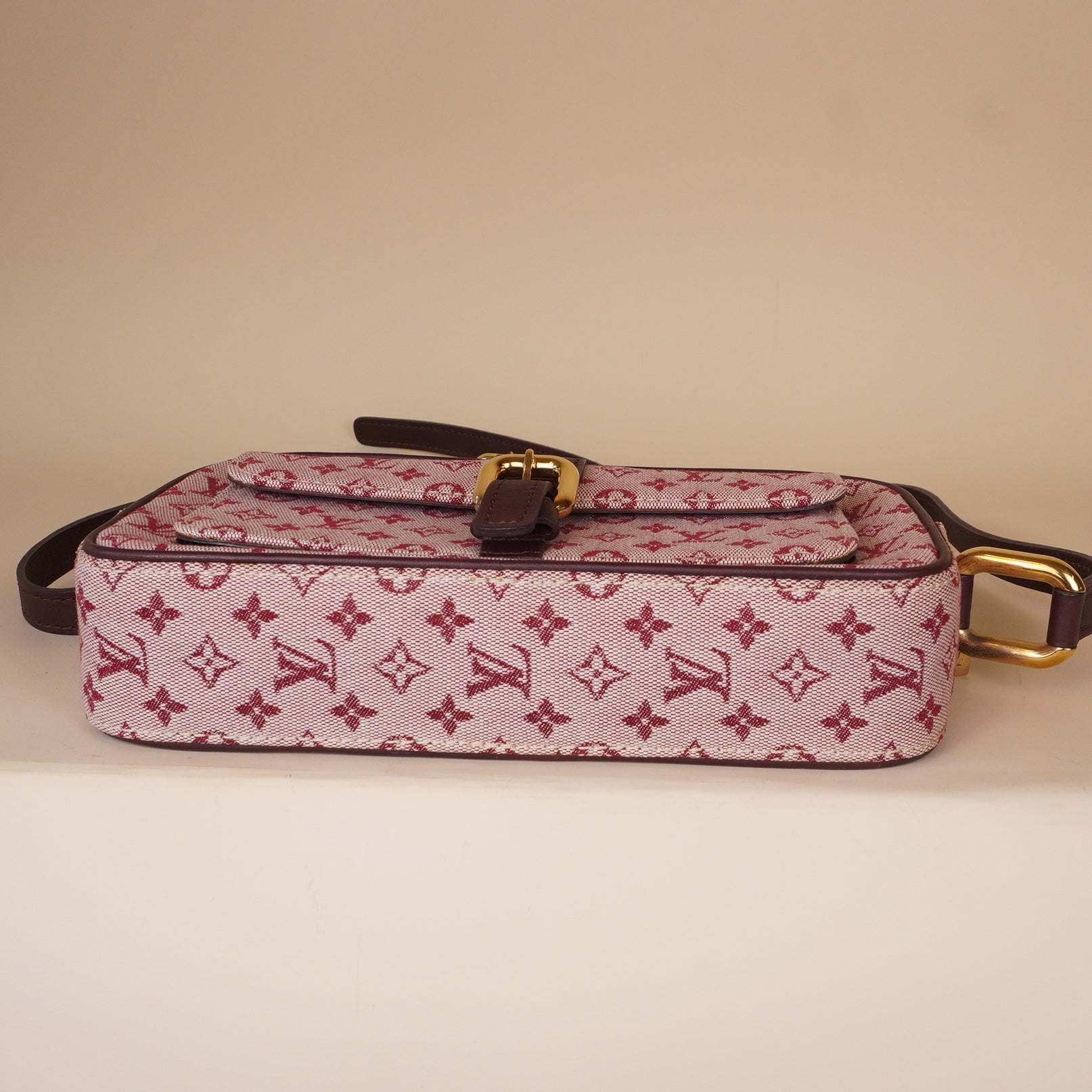 PRE-OWNED LV Cherry Monogram Mini Lin Juliette Bag