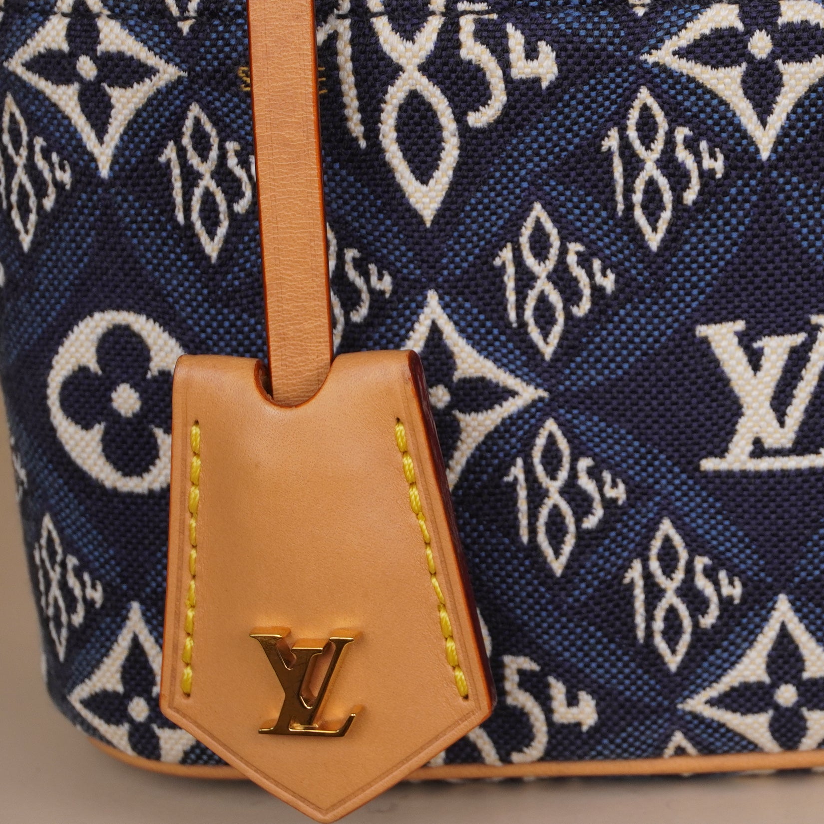 PRE-OWNED LV Jacquard Since 1854 Vanity PM Blue