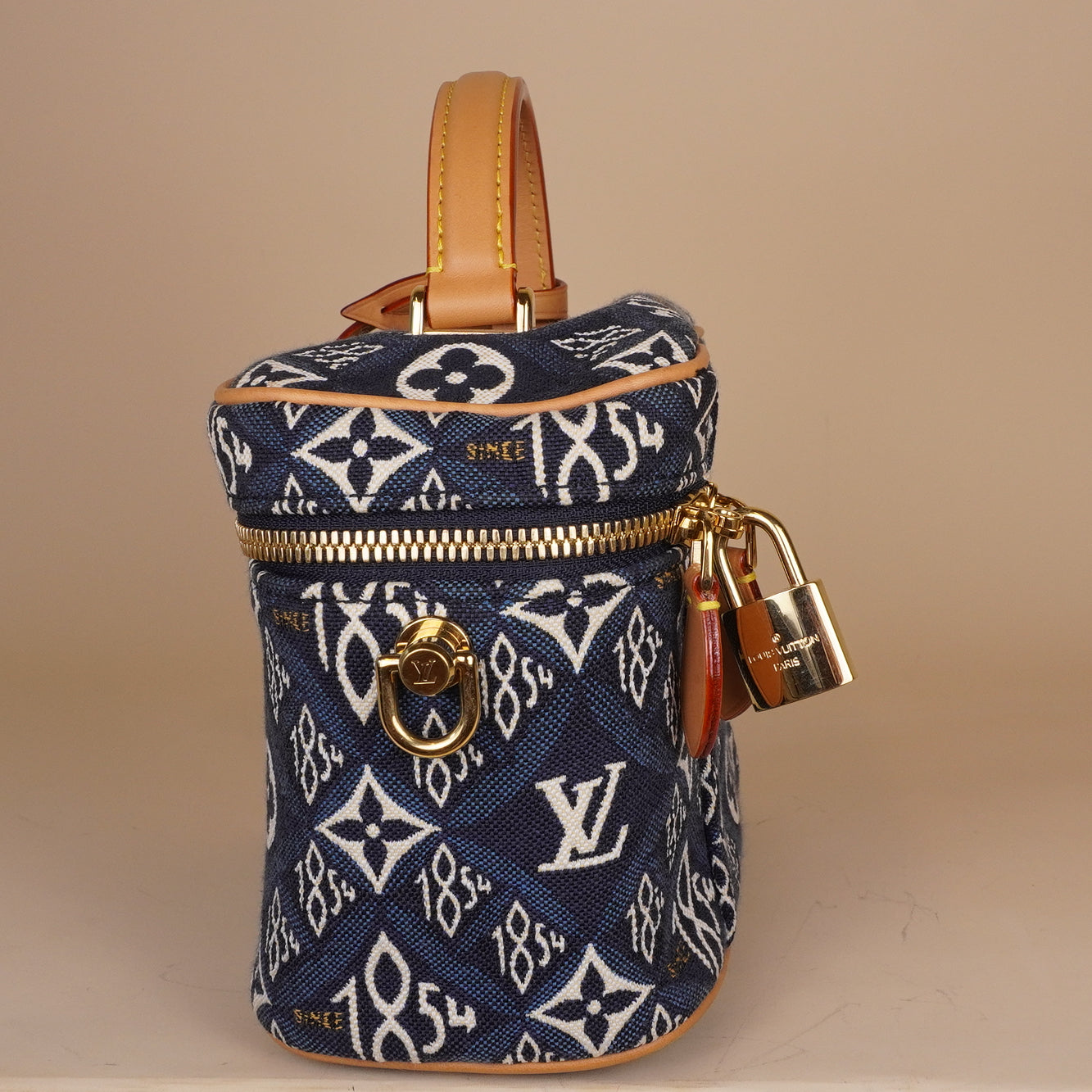 PRE-OWNED LV Jacquard Since 1854 Vanity PM Blue
