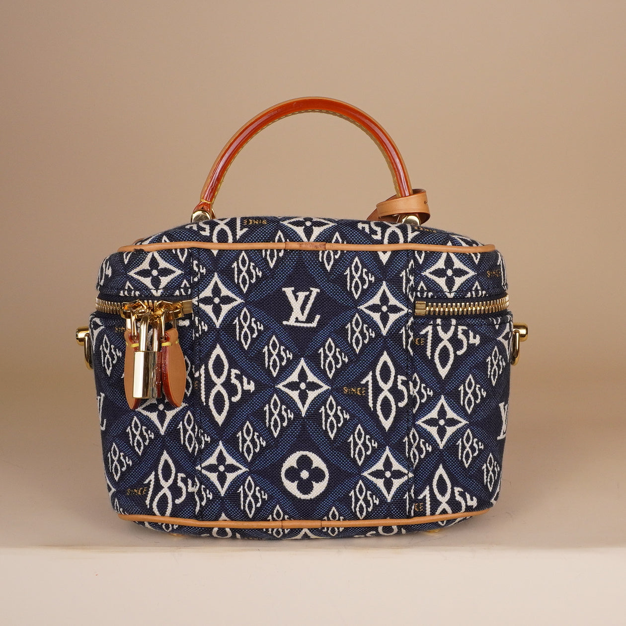 PRE-OWNED LV Jacquard Since 1854 Vanity PM Blue