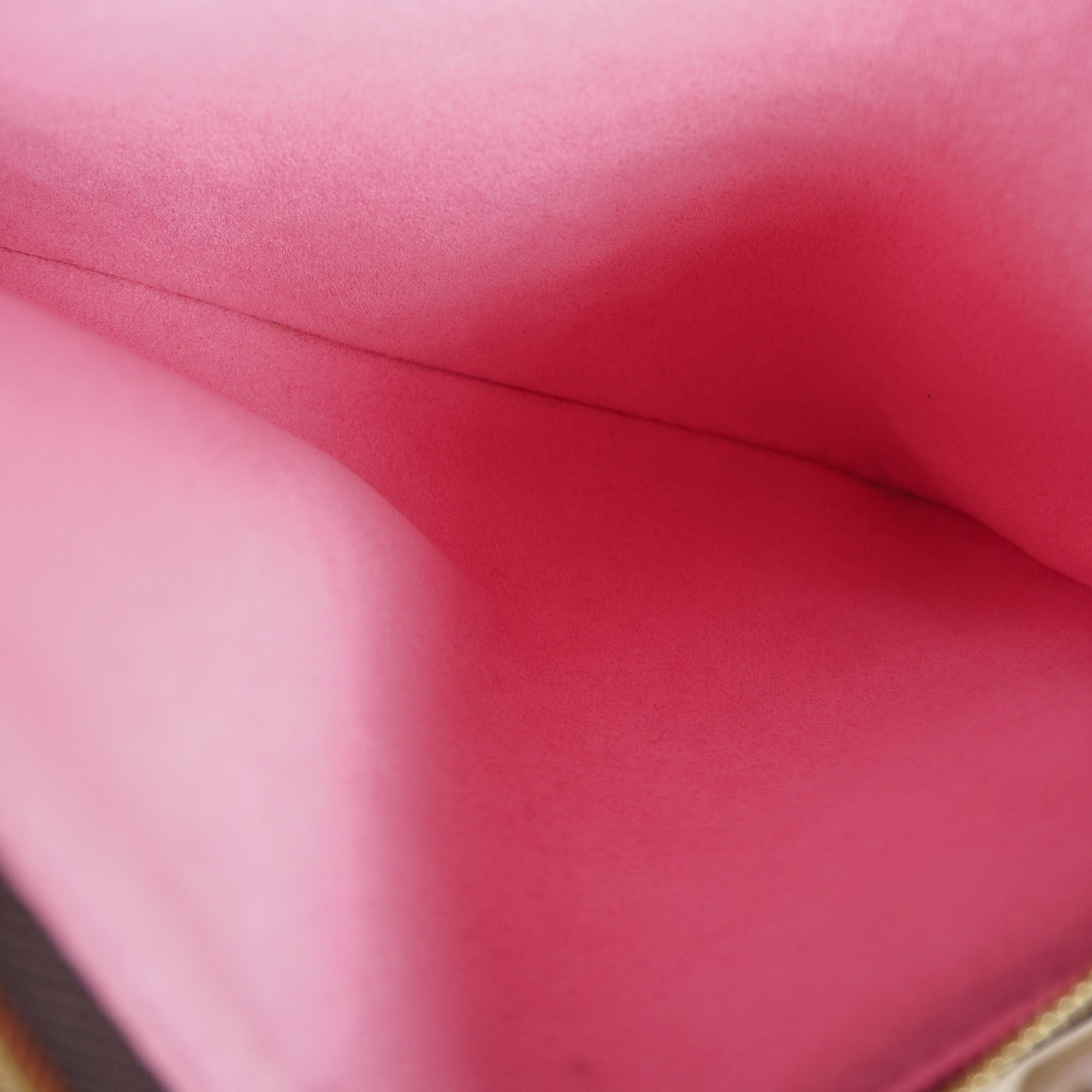 PRE-OWNED LV Monogram Double Zip Pochette Illustre Vivienne Shanghai 2019