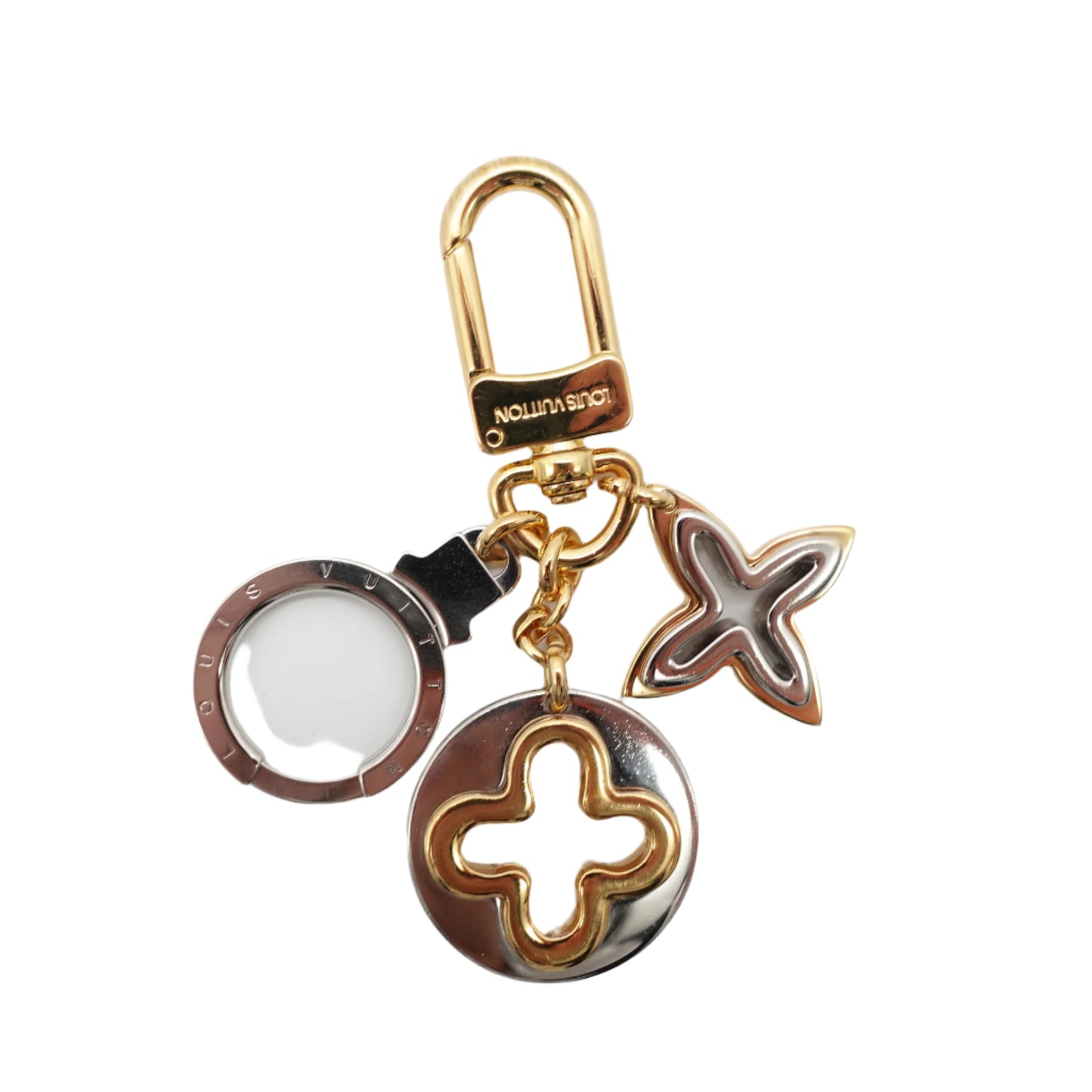 PRE-OWNED LV Insolence Key Holder And Bag Charm