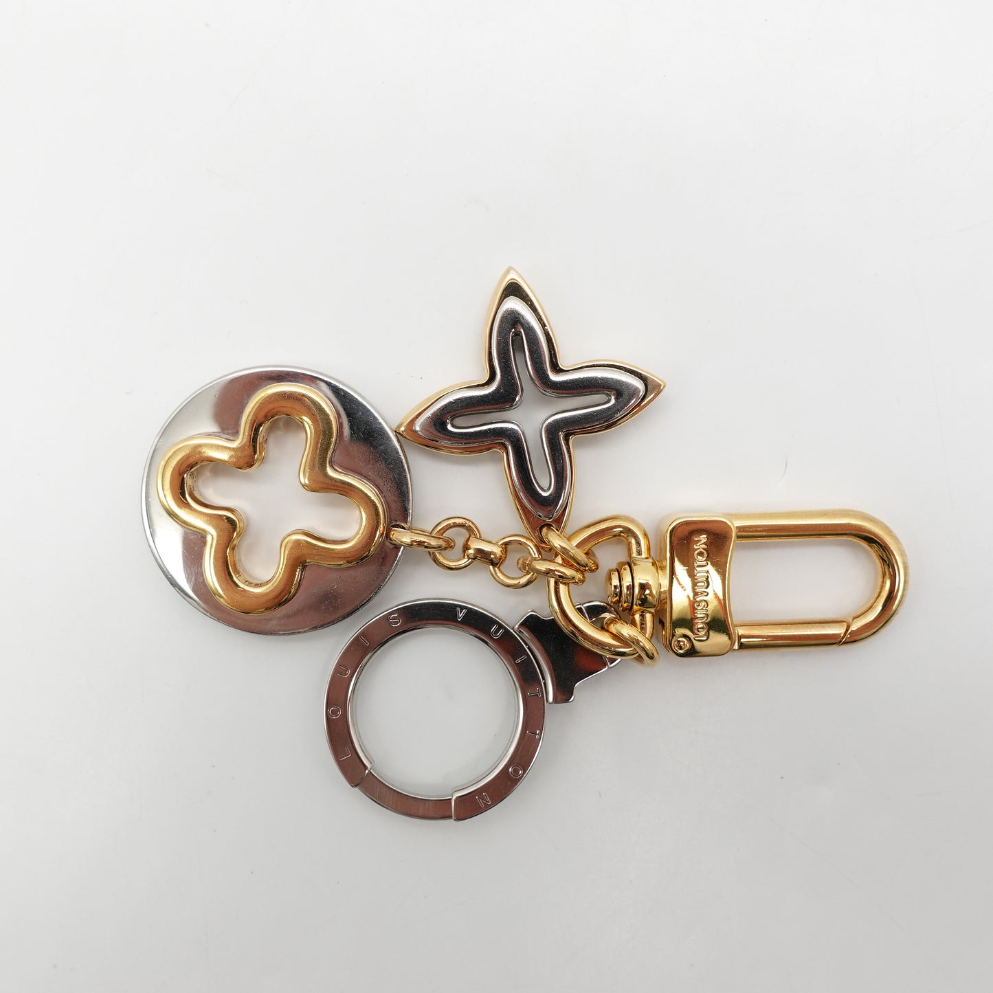 PRE-OWNED LV Insolence Key Holder And Bag Charm