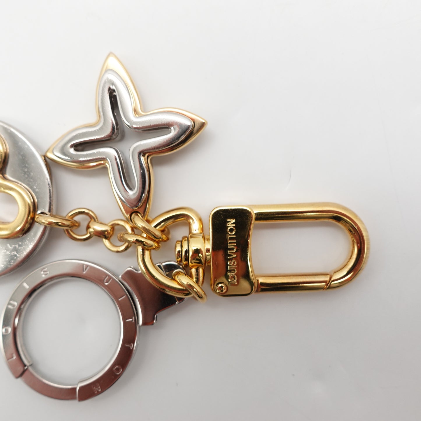 PRE-OWNED LV Insolence Key Holder And Bag Charm