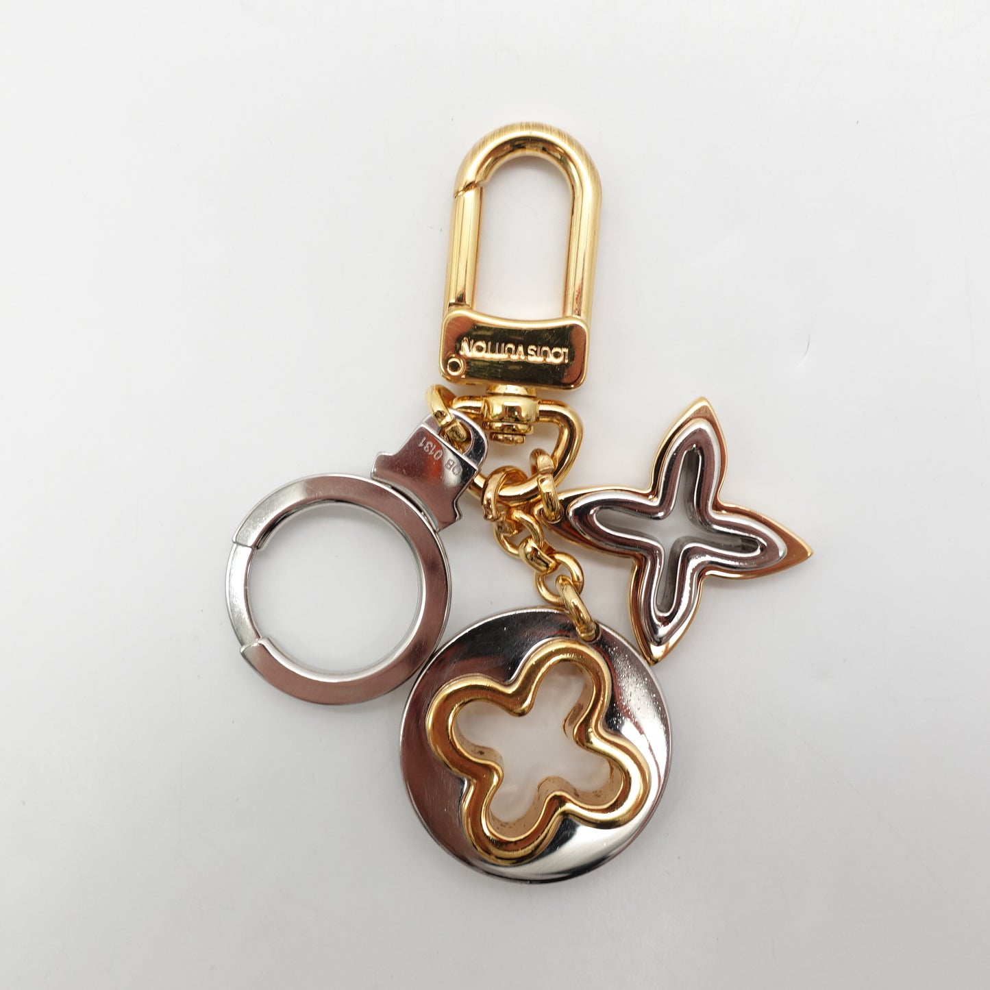 PRE-OWNED LV Insolence Key Holder And Bag Charm