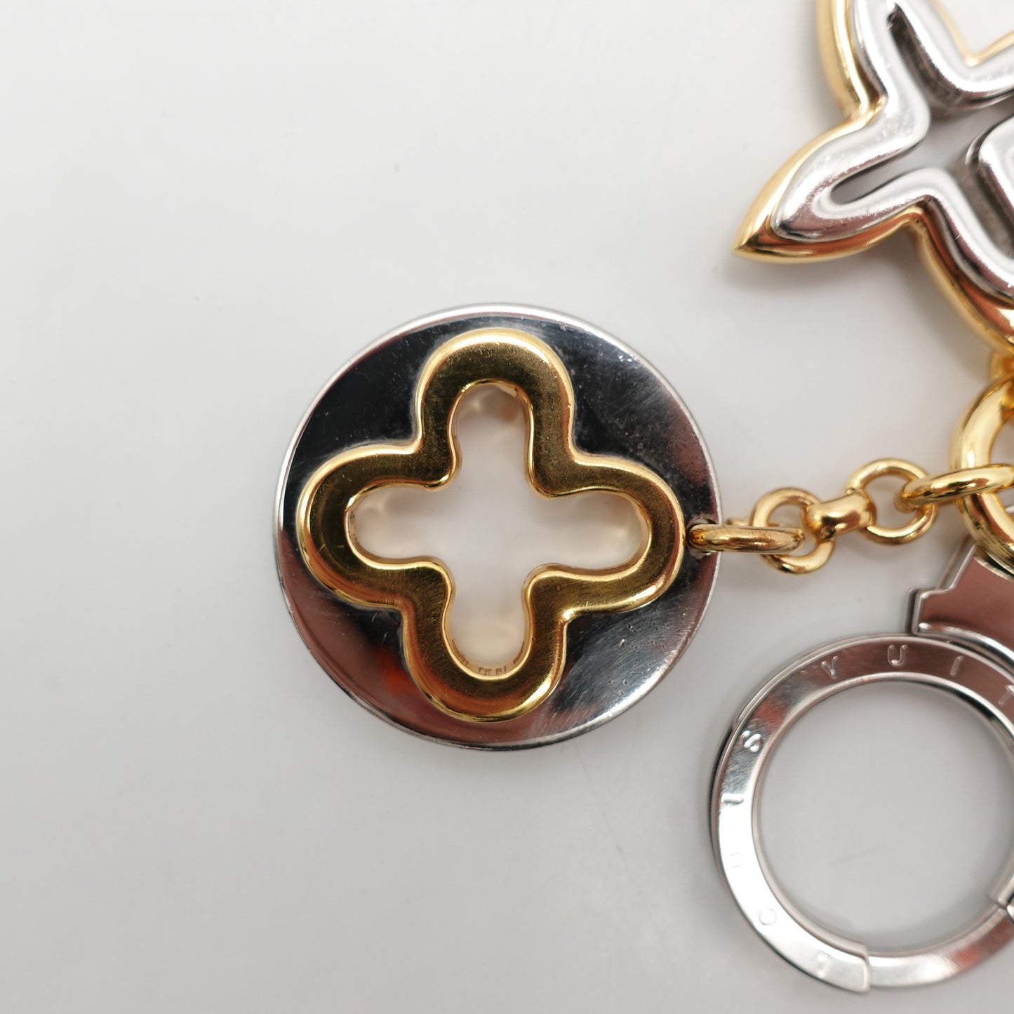 PRE-OWNED LV Insolence Key Holder And Bag Charm