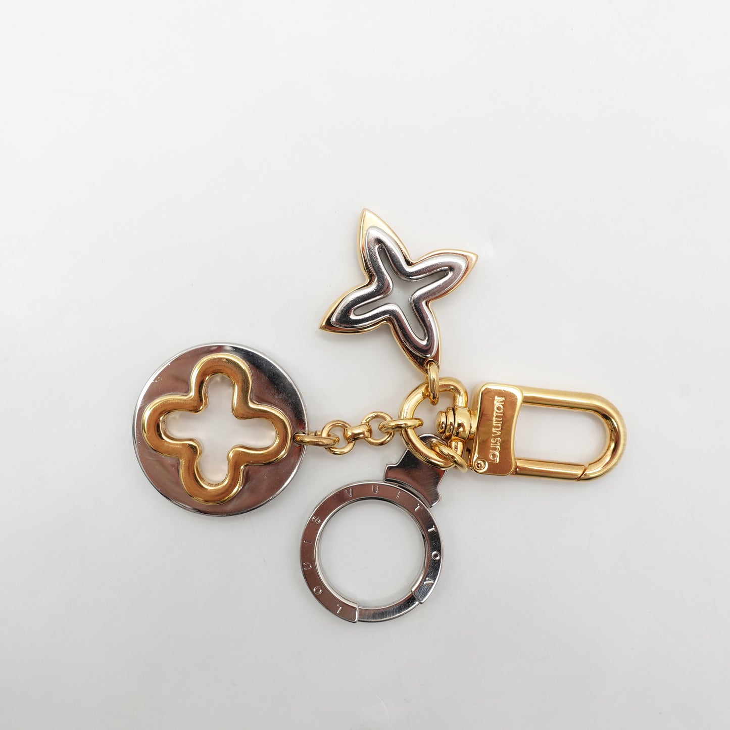 PRE-OWNED LV Insolence Key Holder And Bag Charm