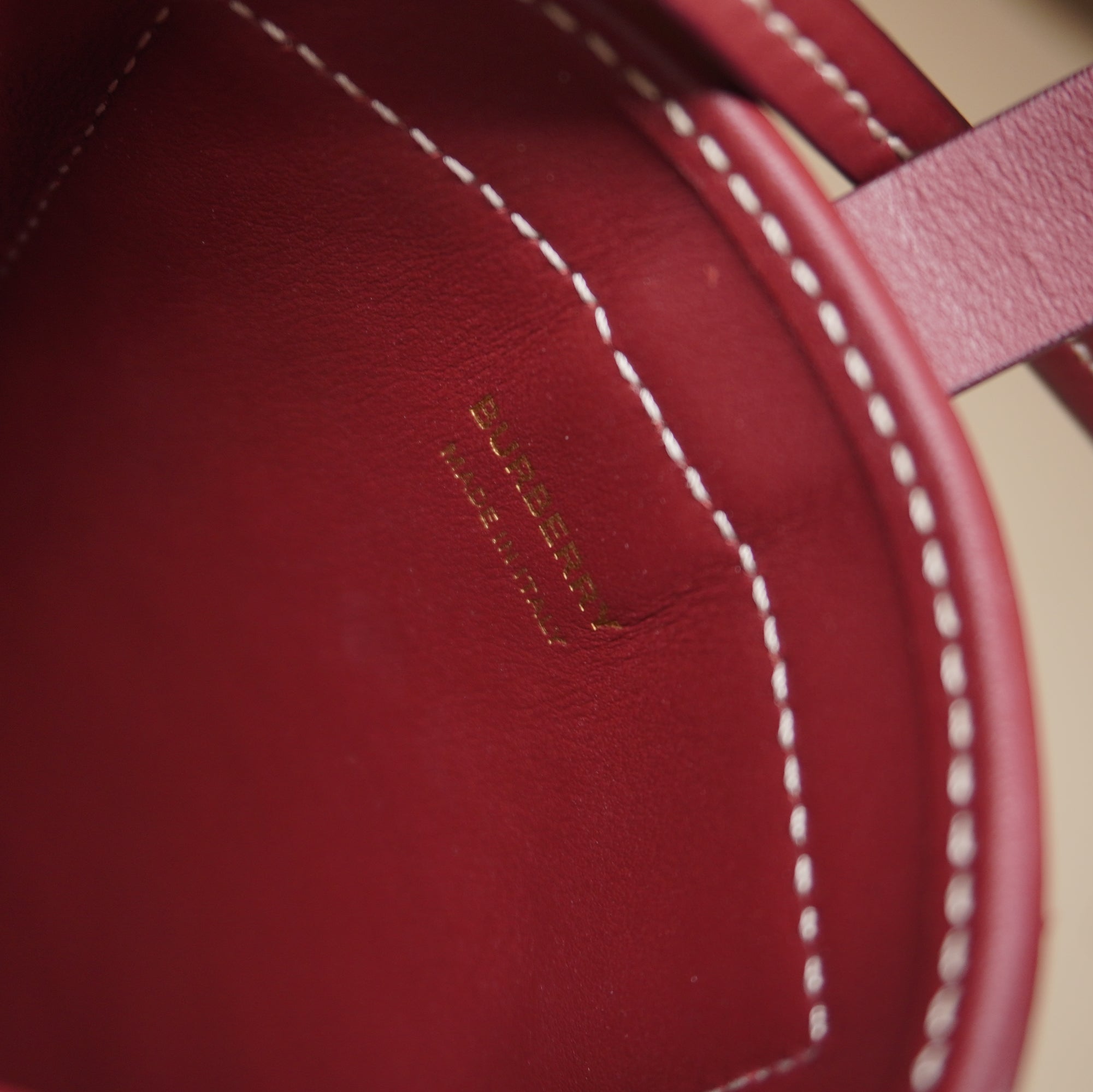 PRE-OWNED Leather Trimmed Canvas Phone Case With Strap