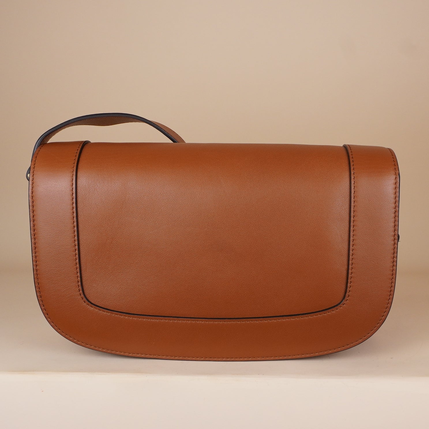 PRE-OWNED Supervee Calfskin Crossbody Bag
