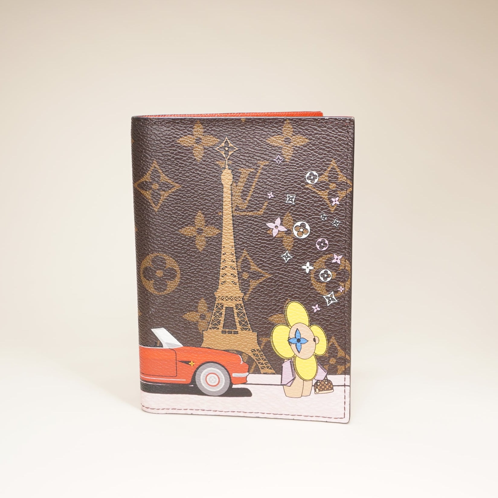  LV Monogram Vivienne Paris Passport Cover