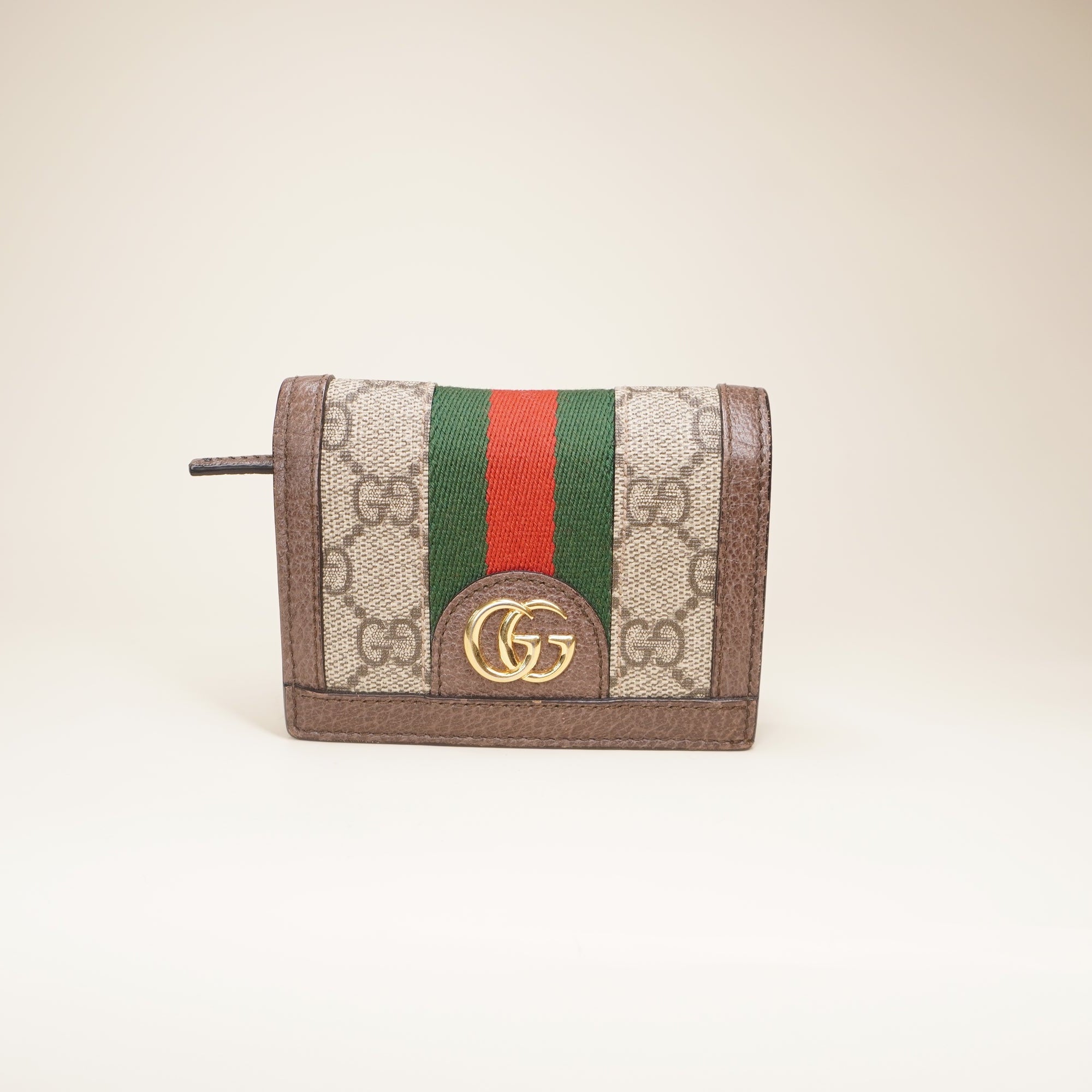 GG Supreme Monogram Web Ophidia Wallet