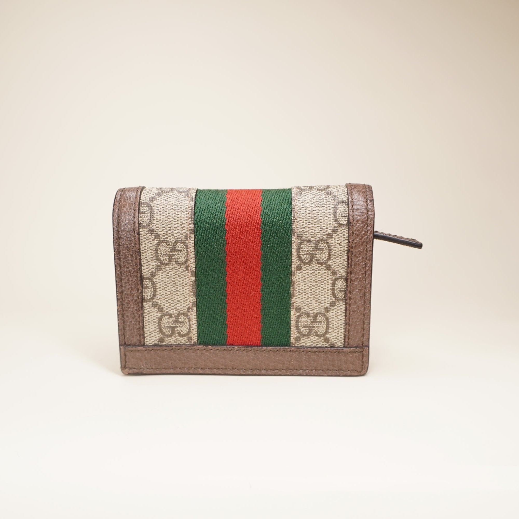 GG Supreme Monogram Web Ophidia Wallet