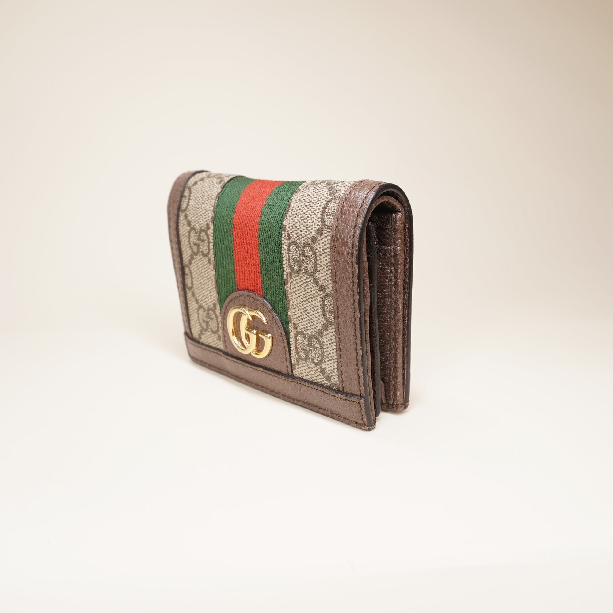 GG Supreme Monogram Web Ophidia Wallet