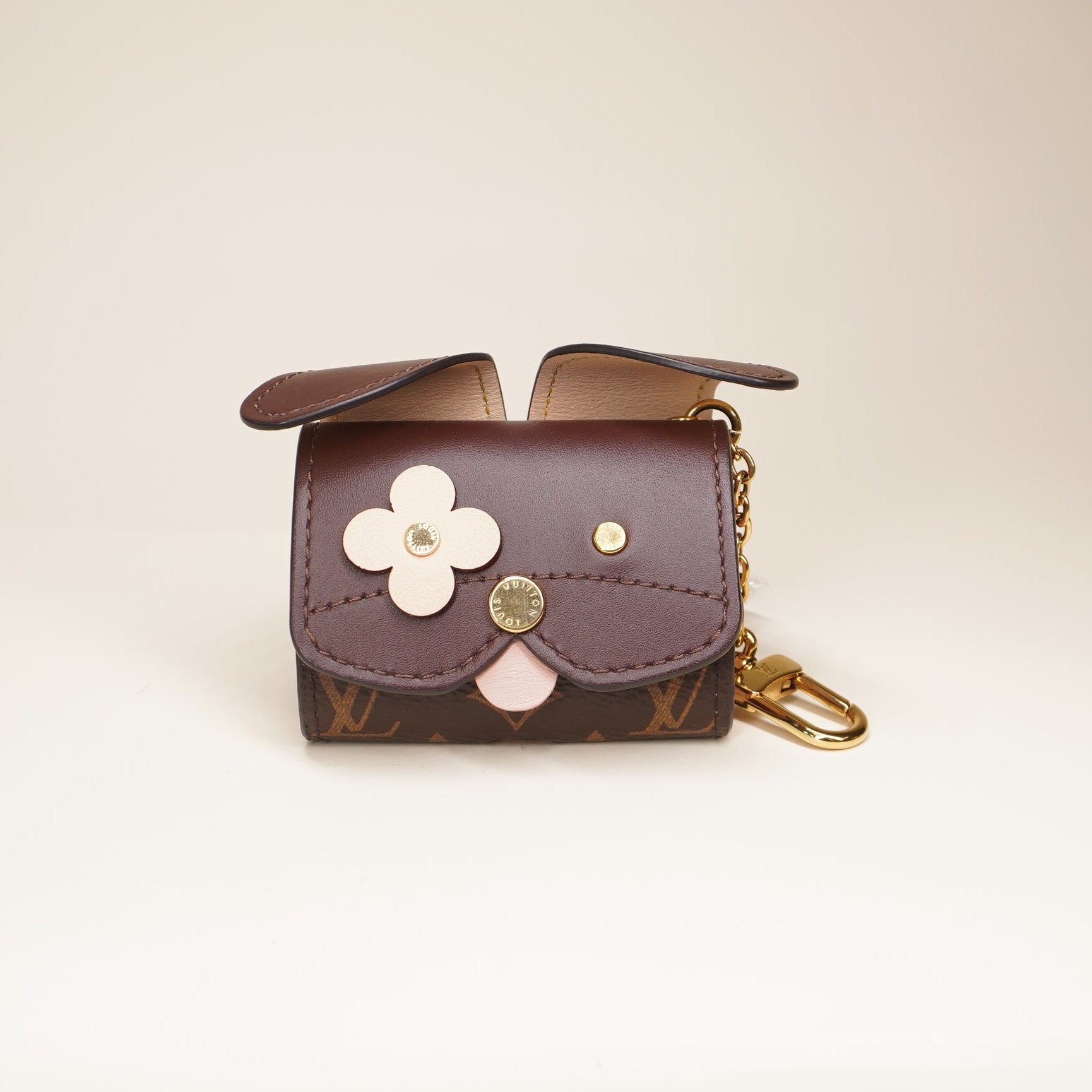  LV Monogram Dog Earpods Case