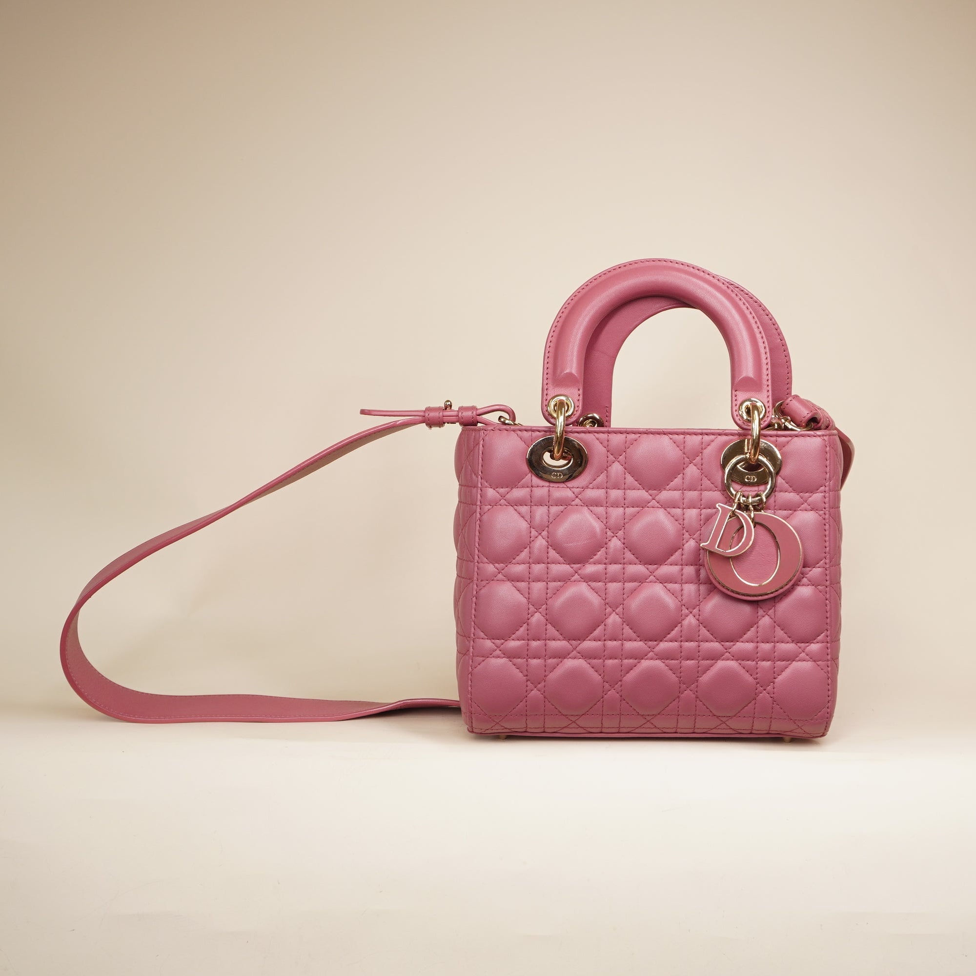 PRE-OWNED My ABC Lady Dior Pink Lambskin