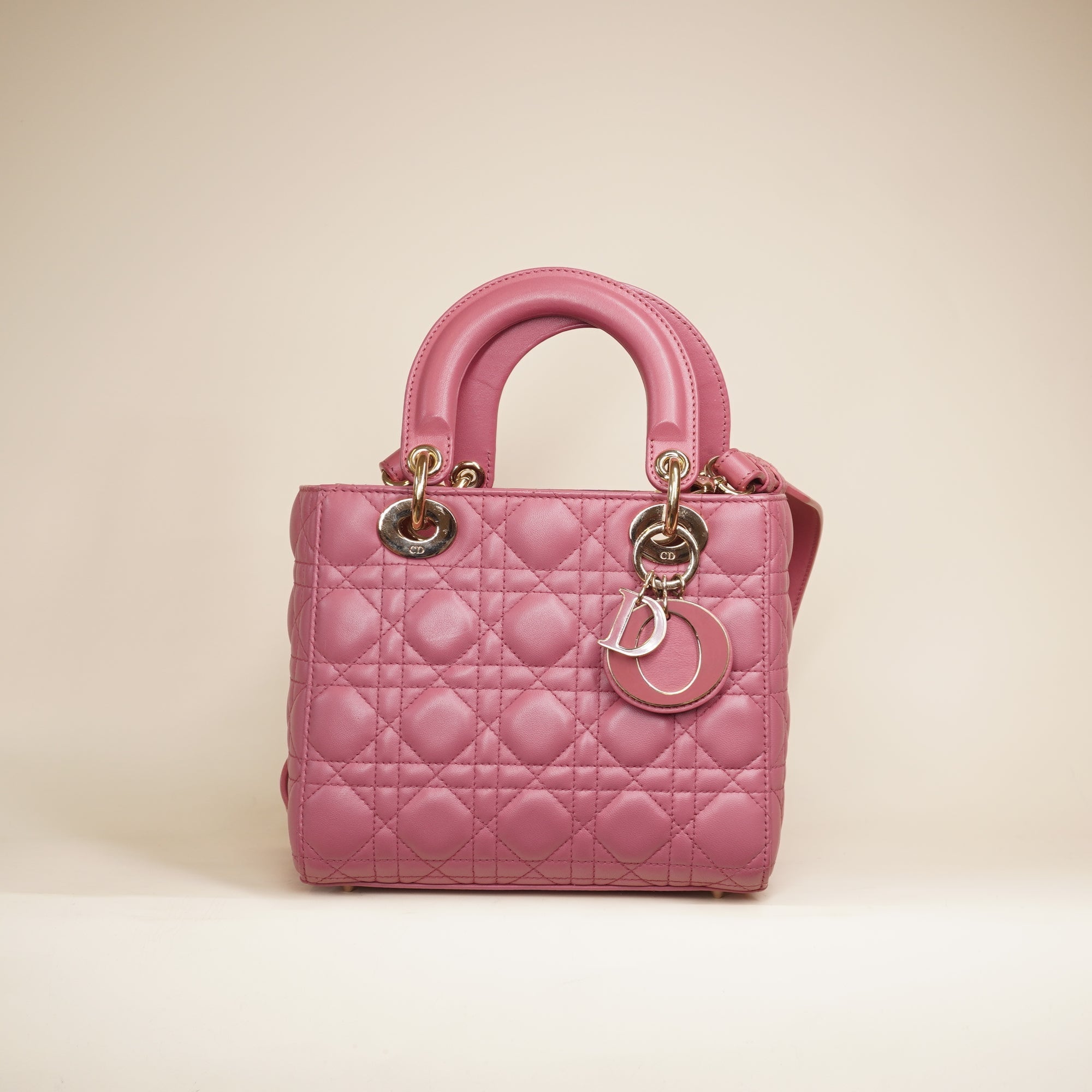 PRE-OWNED My ABC Lady Dior Pink Lambskin