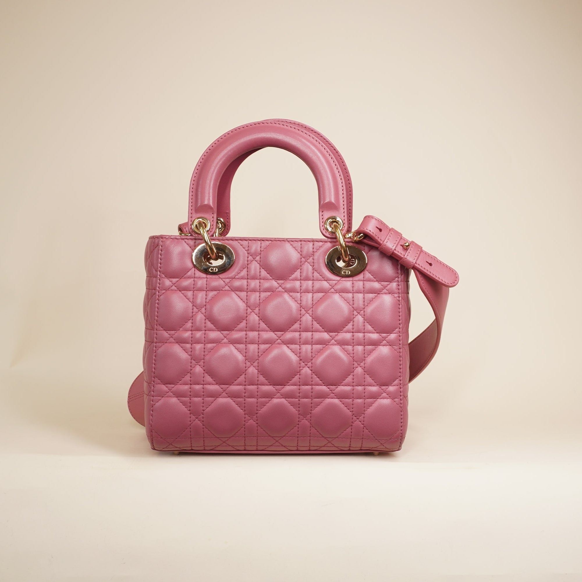 PRE-OWNED My ABC Lady Dior Pink Lambskin