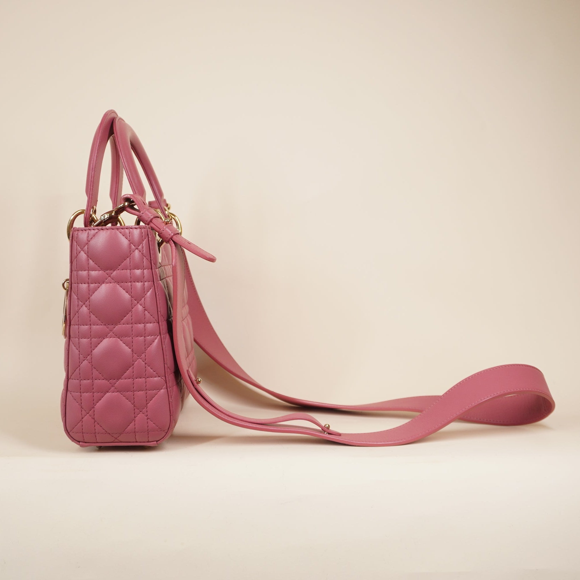PRE-OWNED My ABC Lady Dior Pink Lambskin
