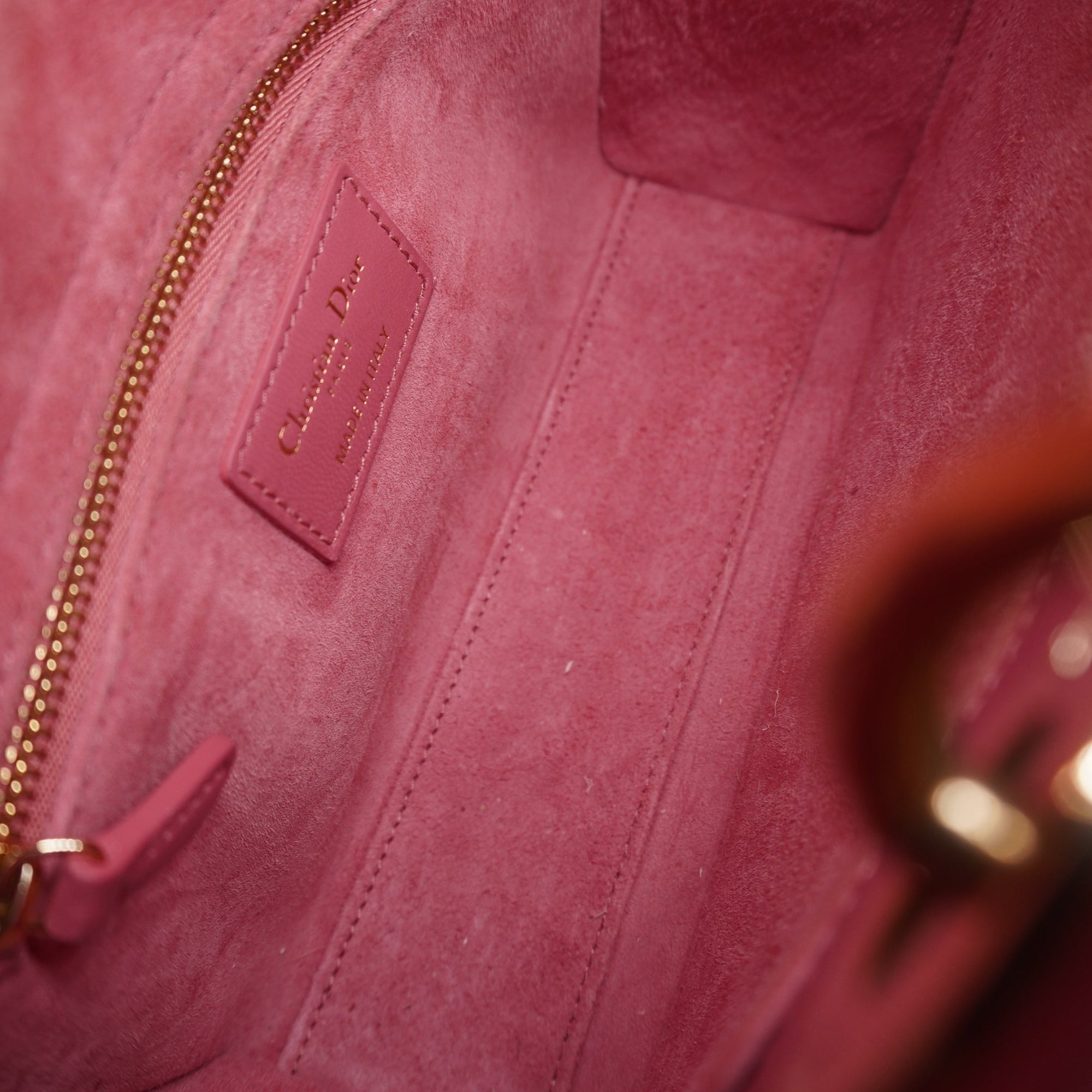 PRE-OWNED My ABC Lady Dior Pink Lambskin