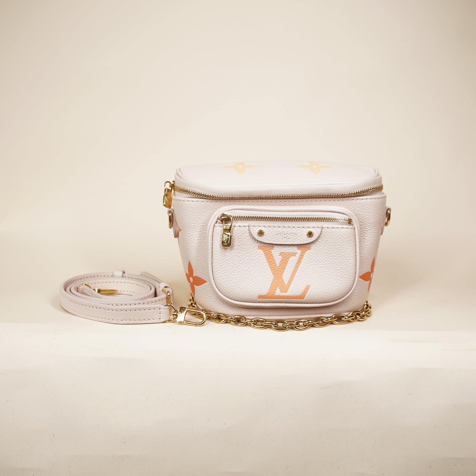 PRE-OWNED LV Empreinte Mini Bumbag Cream