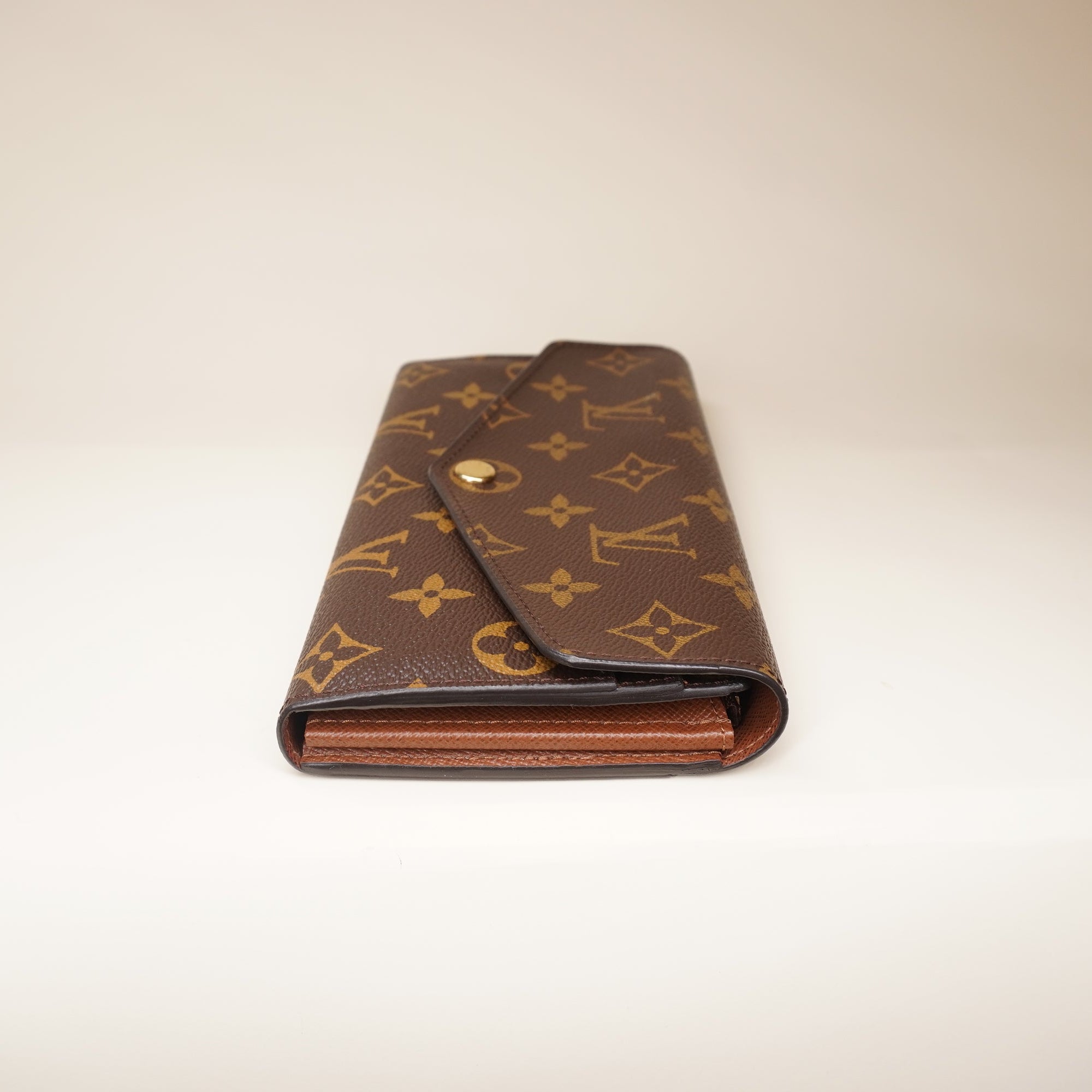 PRE-OWNED  LV Monogram Canvas Sarah Wallet