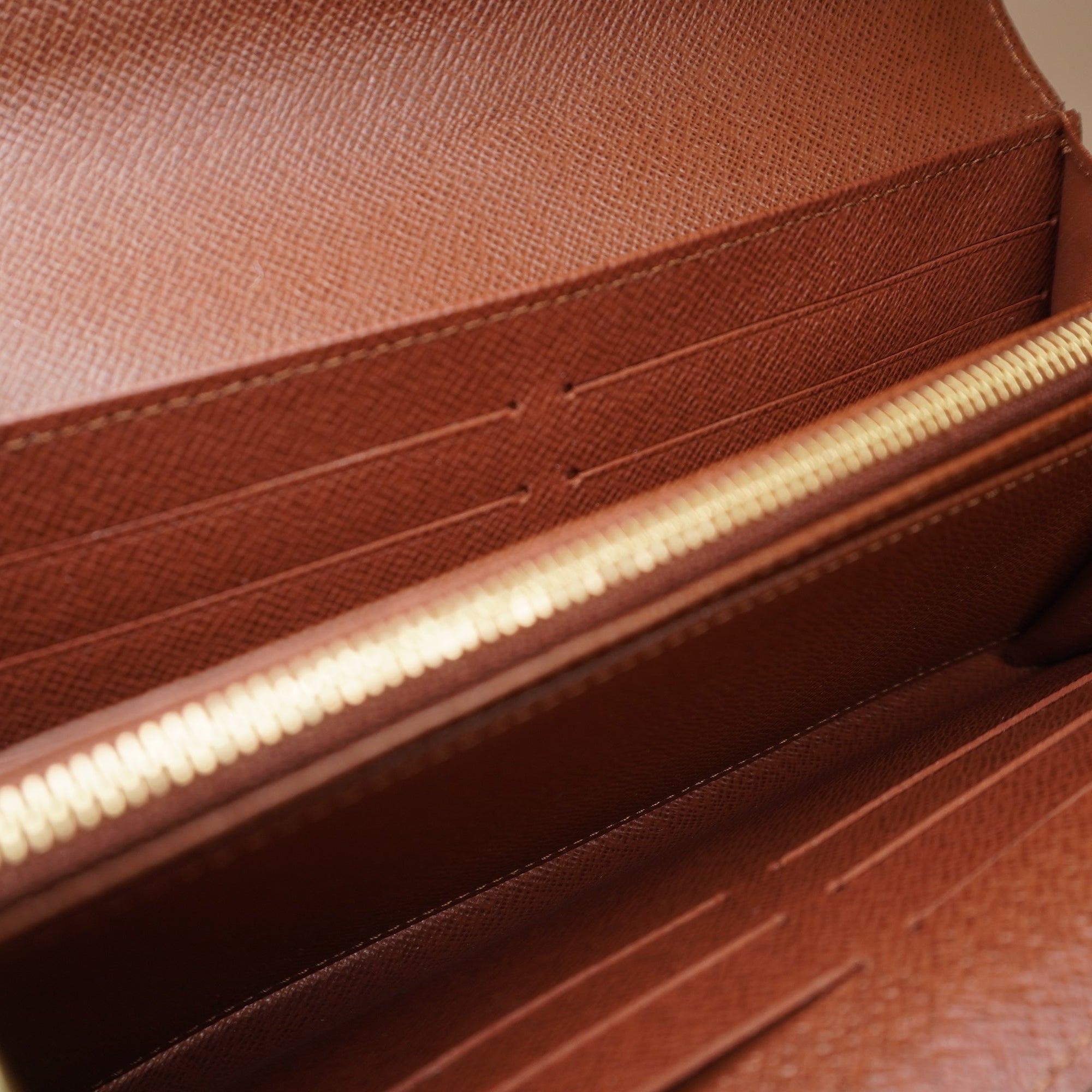 PRE-OWNED  LV Monogram Canvas Sarah Wallet