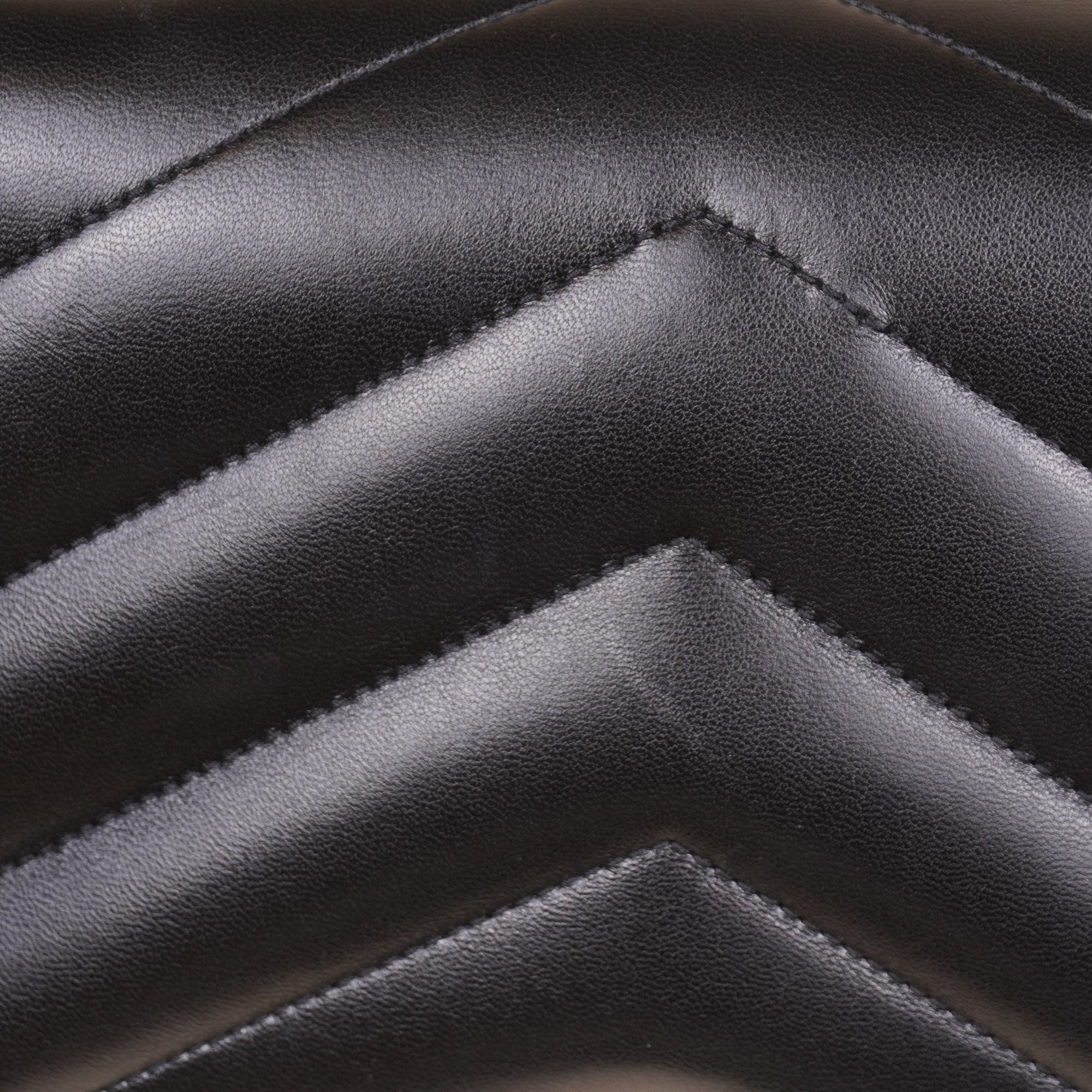PRE-OWNED Matelassé Lambskin Black Loulou Small