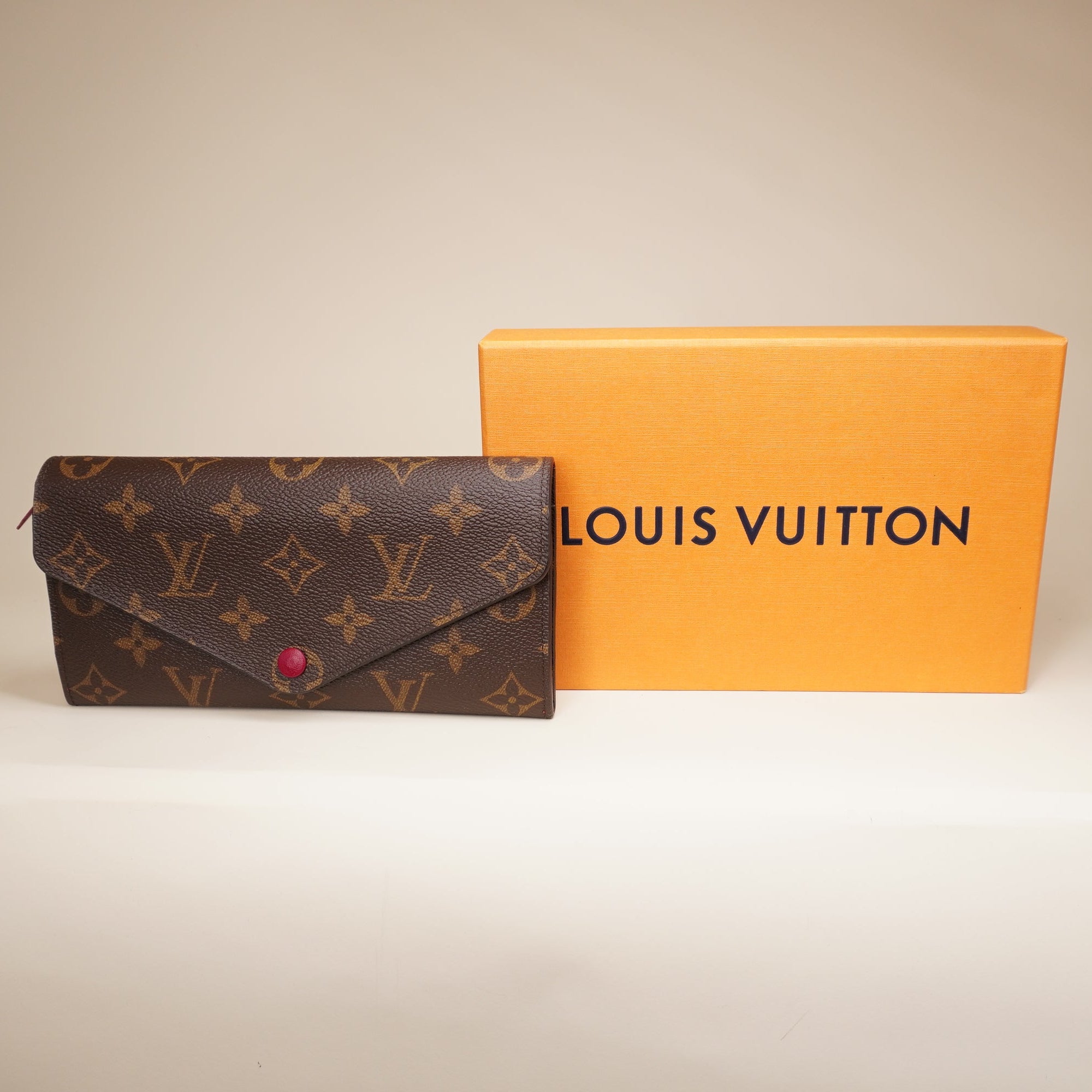 PRE-OWNED LV Monogram Josephine Wallet