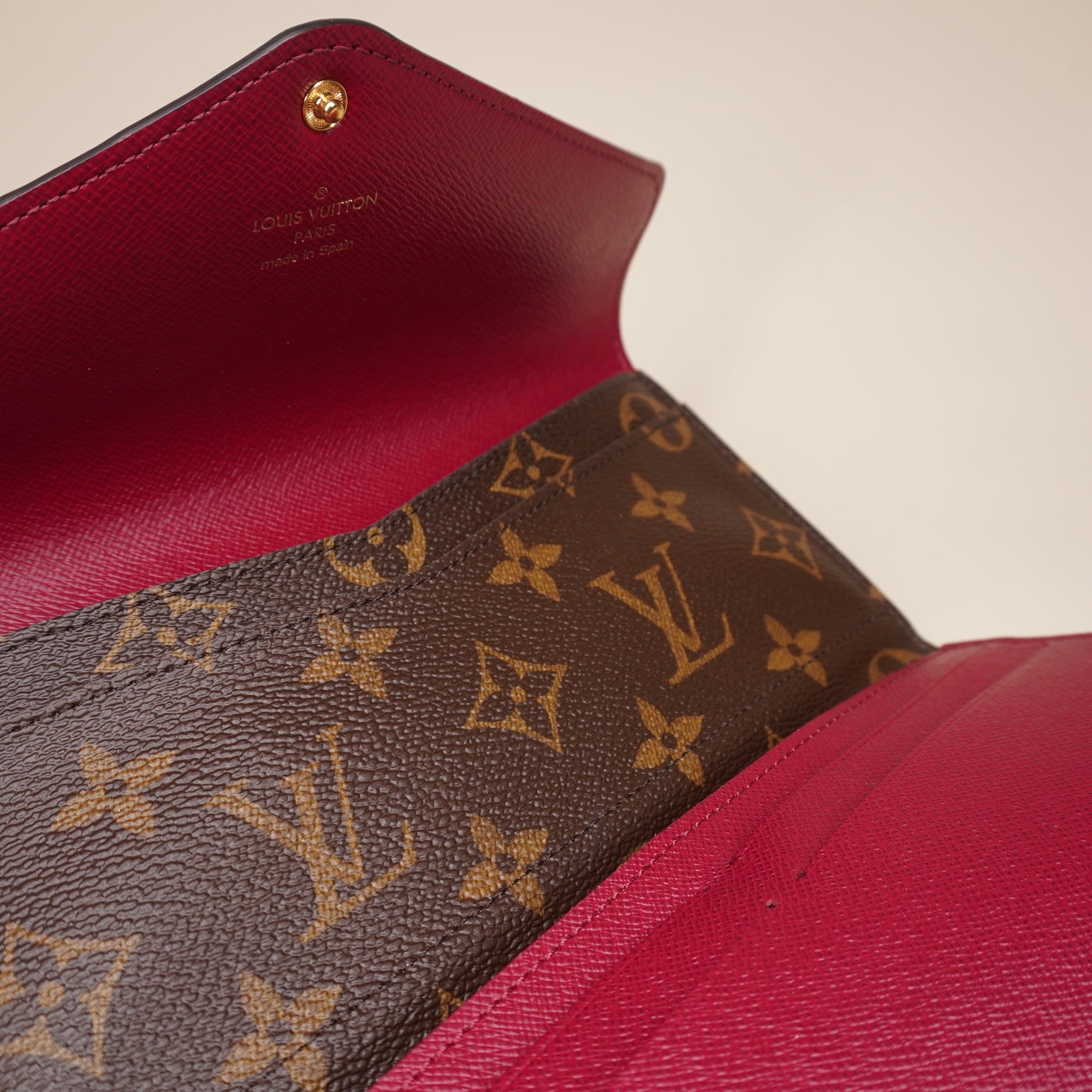 PRE-OWNED LV Monogram Josephine Wallet