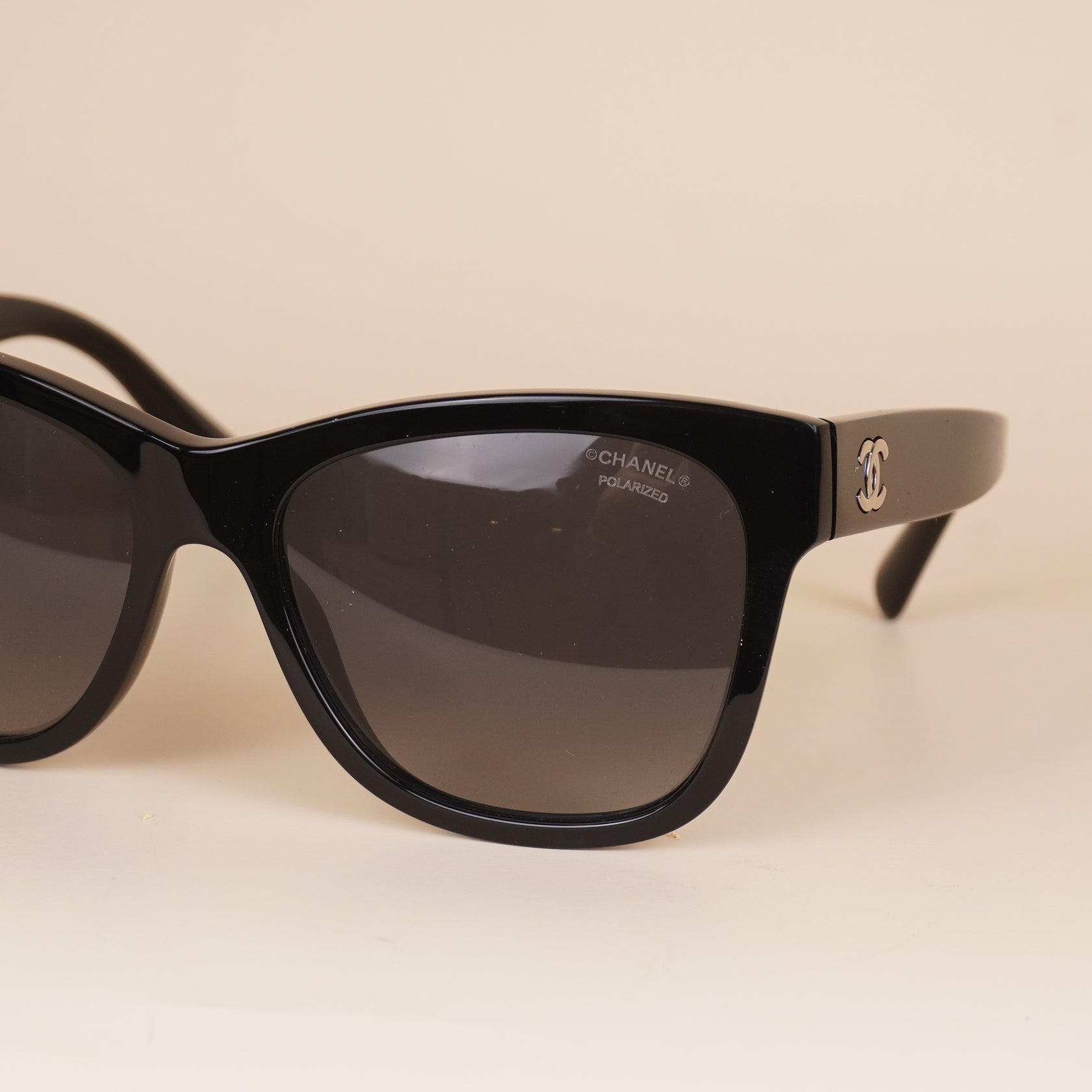 PRE-OWNED CC Acetate Square CC Sunglasses 5380-A