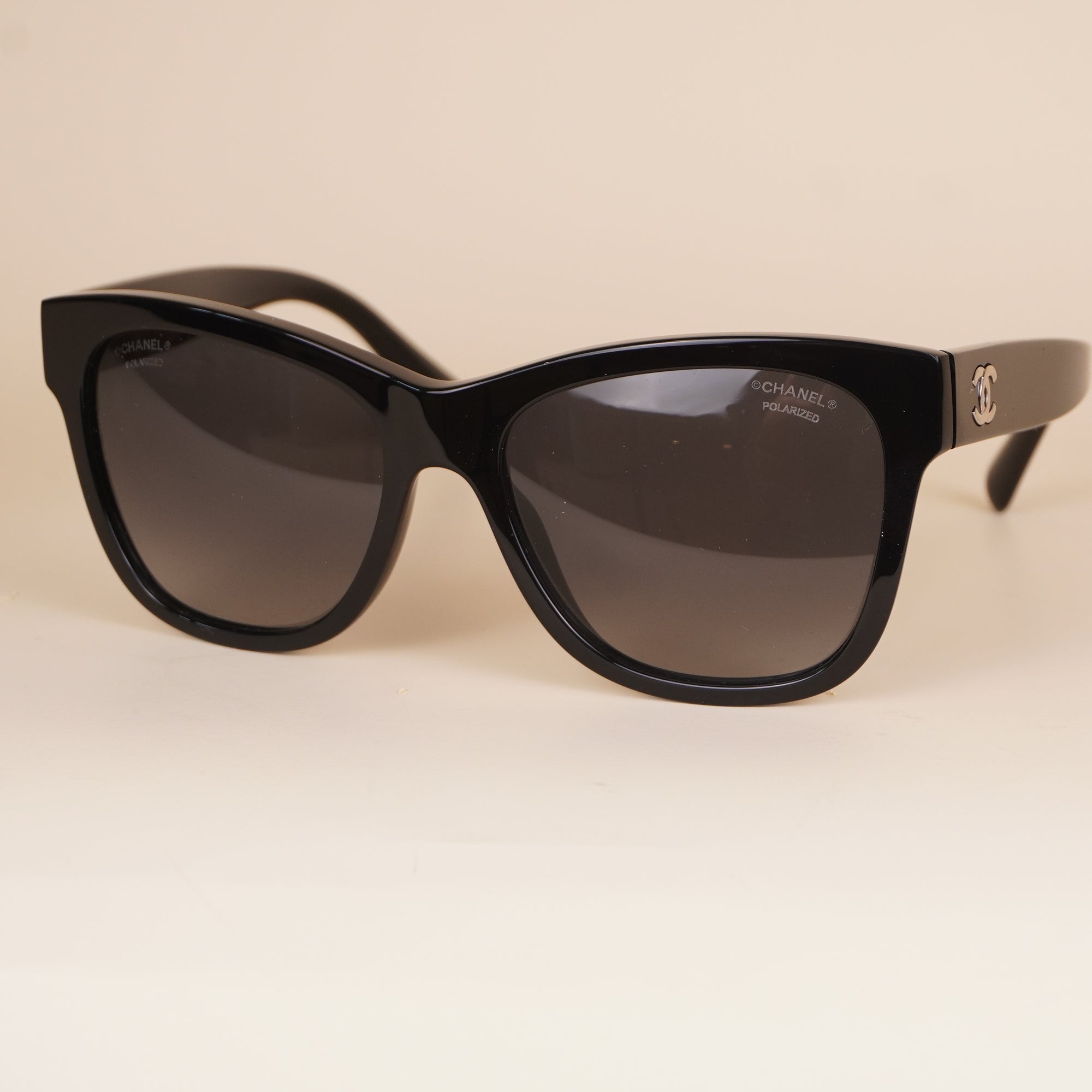 PRE-OWNED CC Acetate Square CC Sunglasses 5380-A