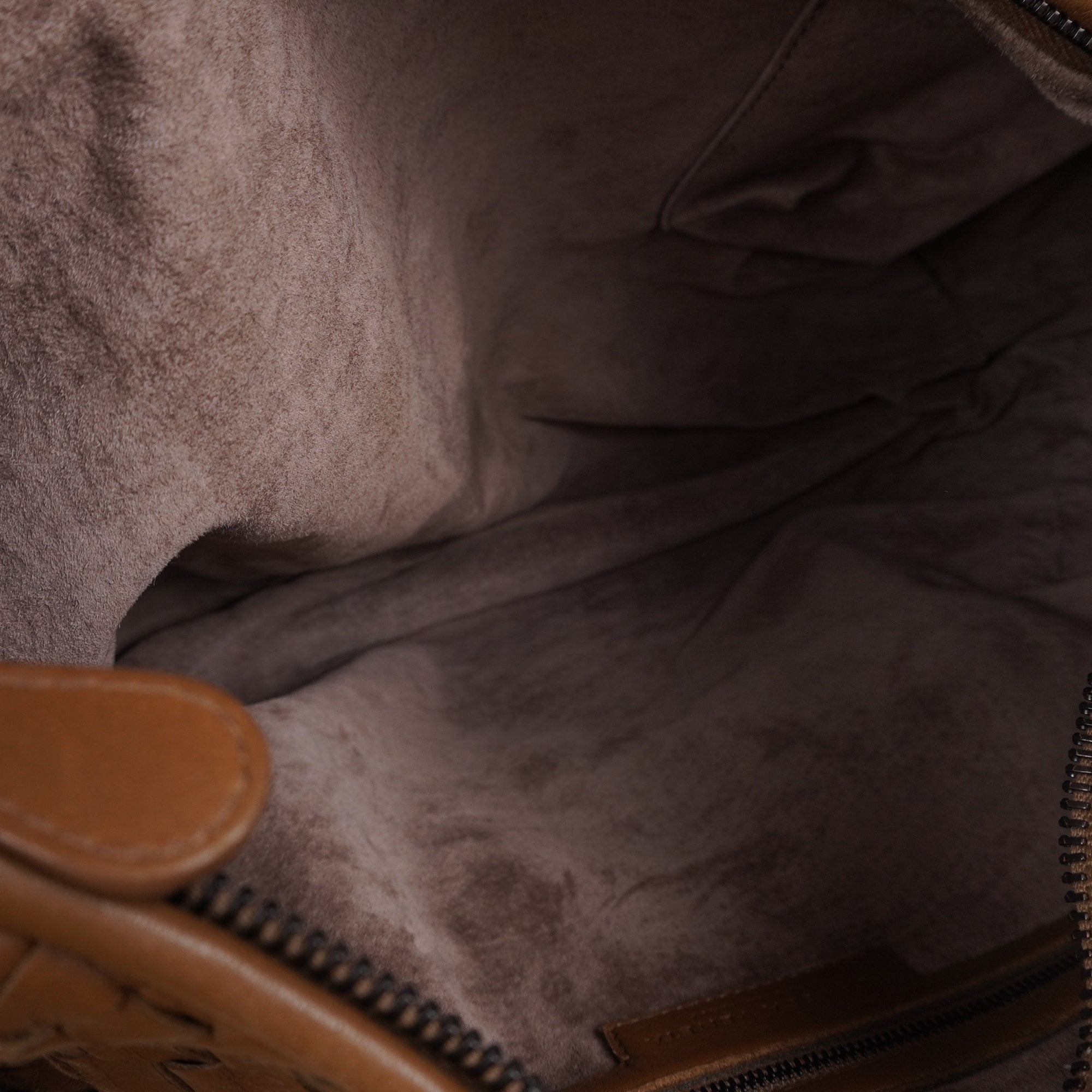 PRE-OWNED Ombre Intrecciato Leather Large Veneta Hobo