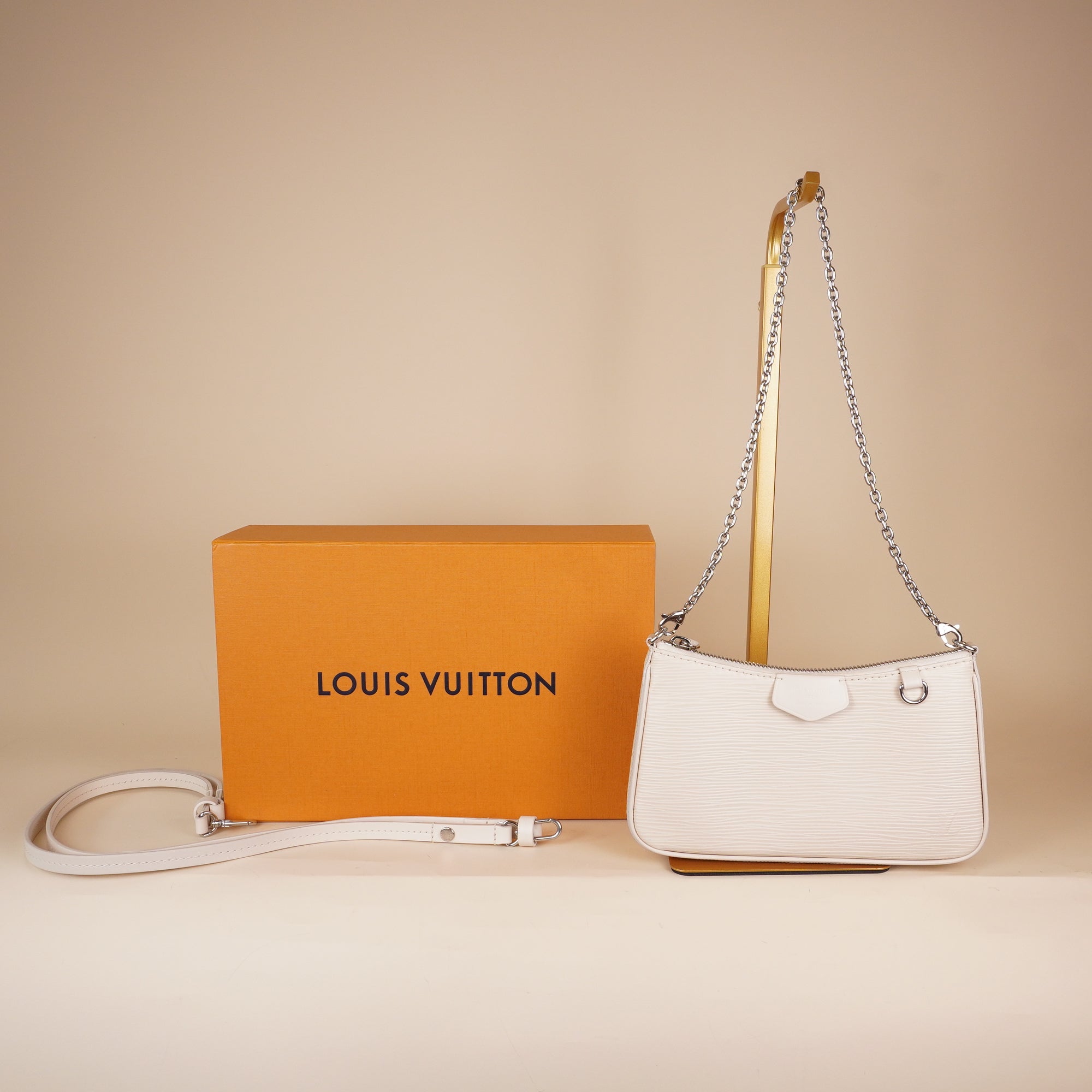 PRE-OWNED LV Epi Leather Easy Pouch on Strap
