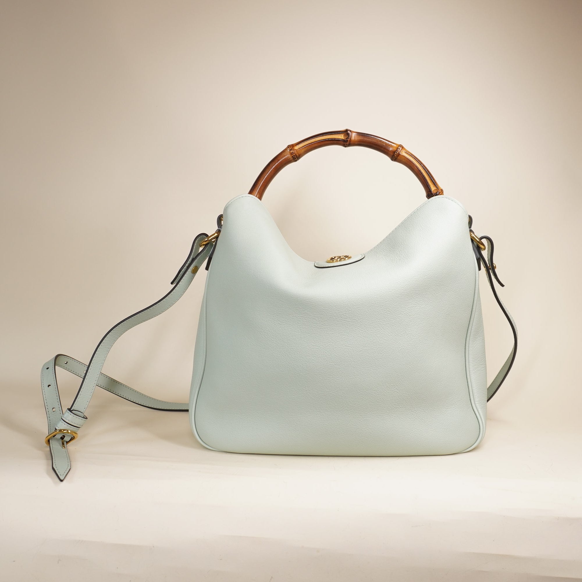 PRE-OWNED GG Softy Wonka Textured Dollar Calfskin Small Diana Shoulder Bag