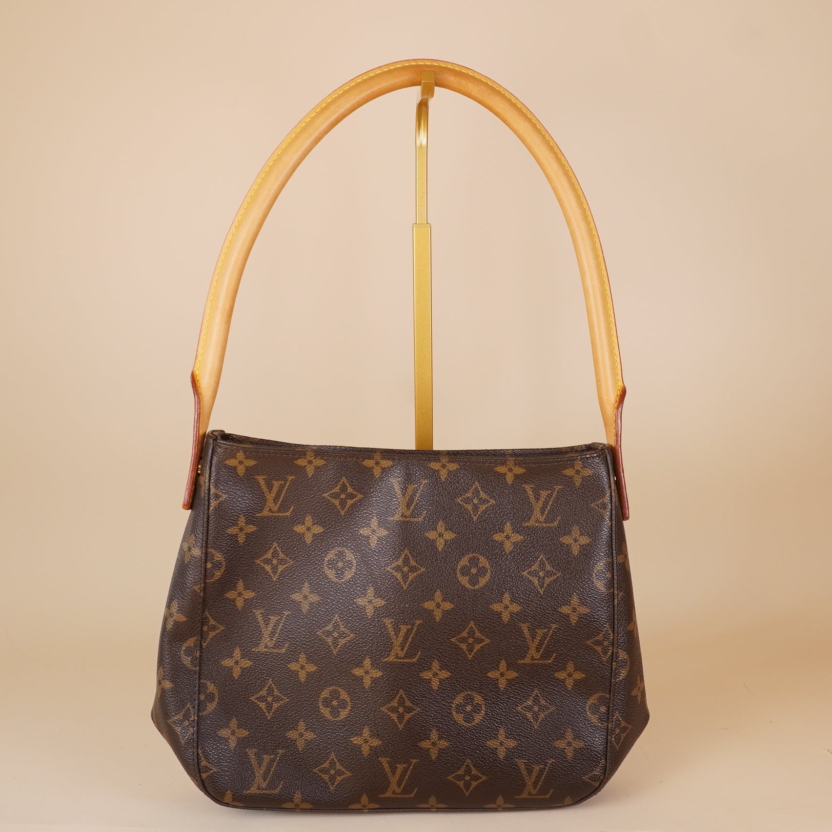 PRE-OWNED LV Monogram Canvas Looping MM Bag