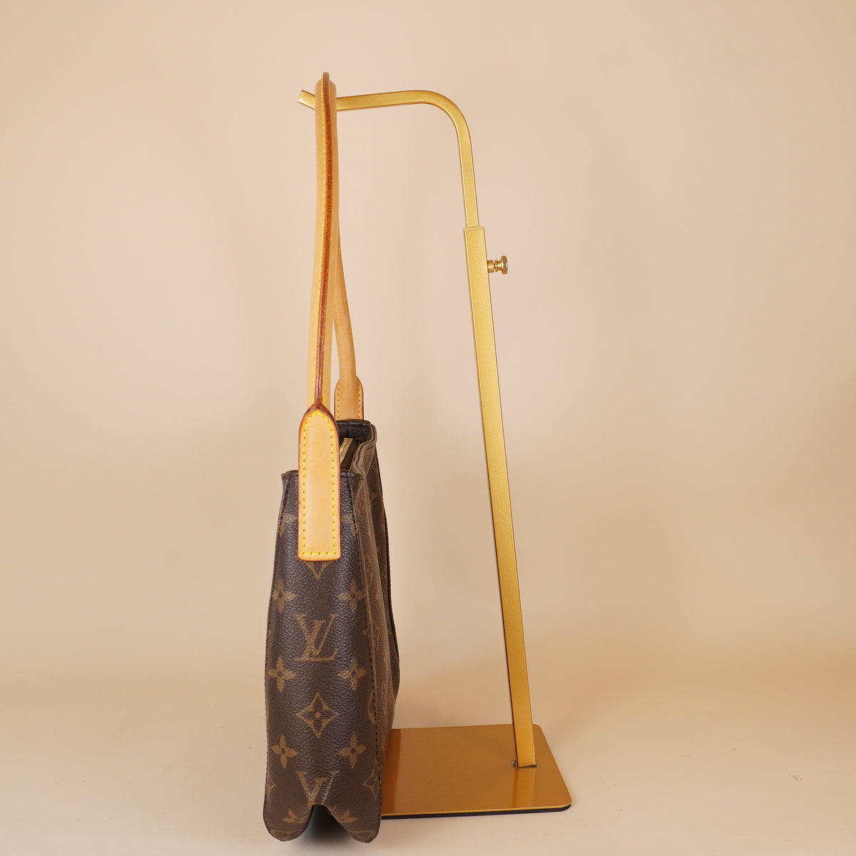 PRE-OWNED LV Monogram Canvas Looping MM Bag