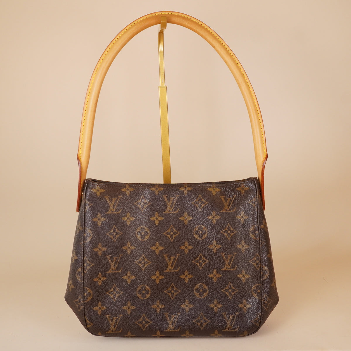 PRE-OWNED LV Monogram Canvas Looping MM Bag