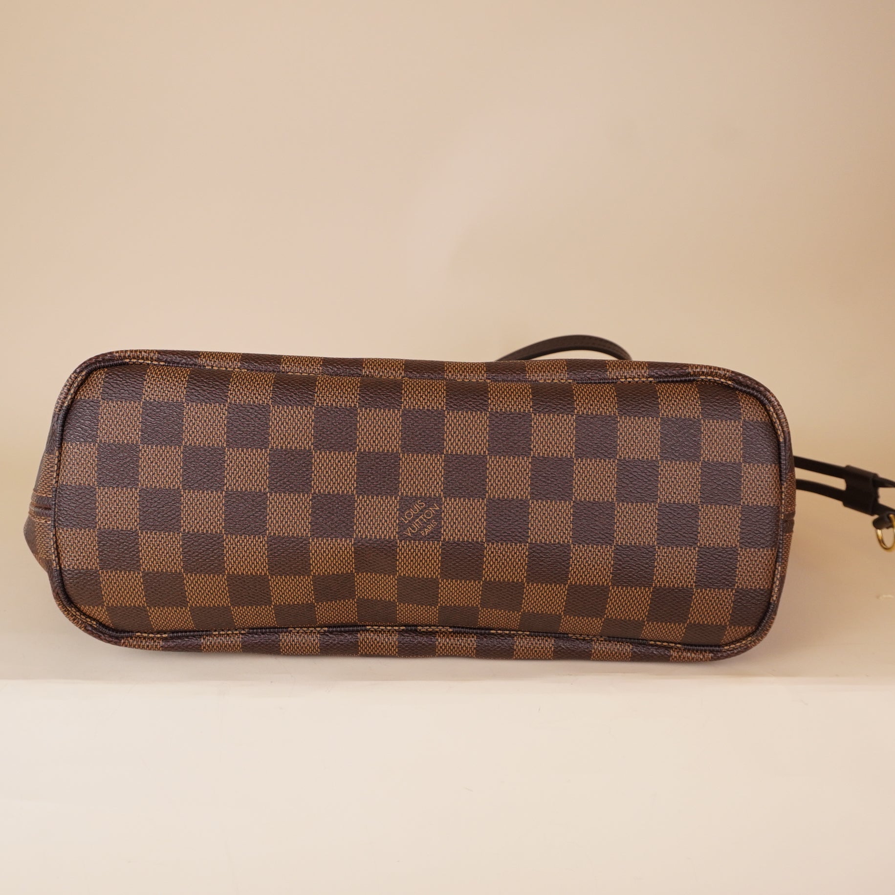 PRE-OWNED LV Neverfull NM Damier Ebene PM