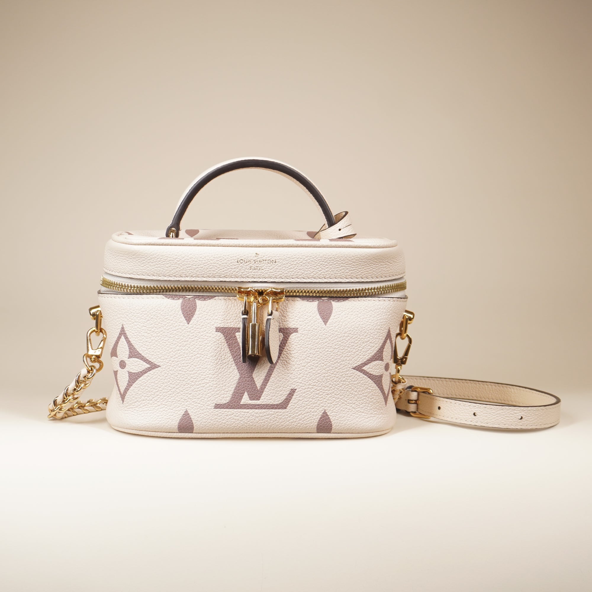 PRE-OWNED LV Empreinte Monogram Giant Vanity PM Creme Bois de Rose