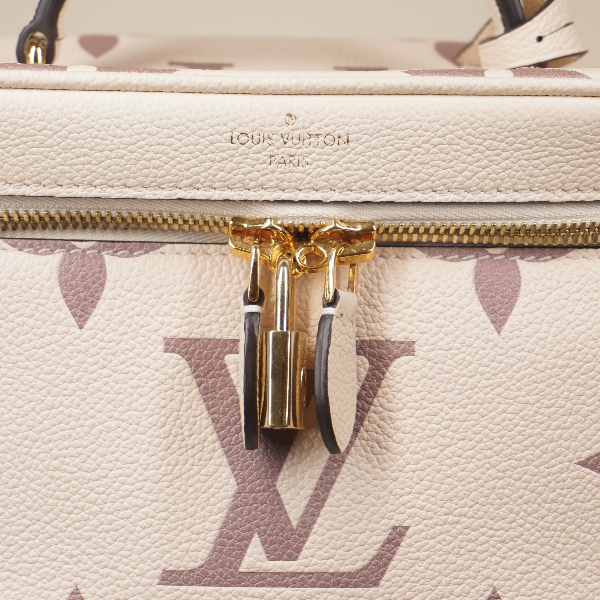 PRE-OWNED LV Empreinte Monogram Giant Vanity PM Creme Bois de Rose
