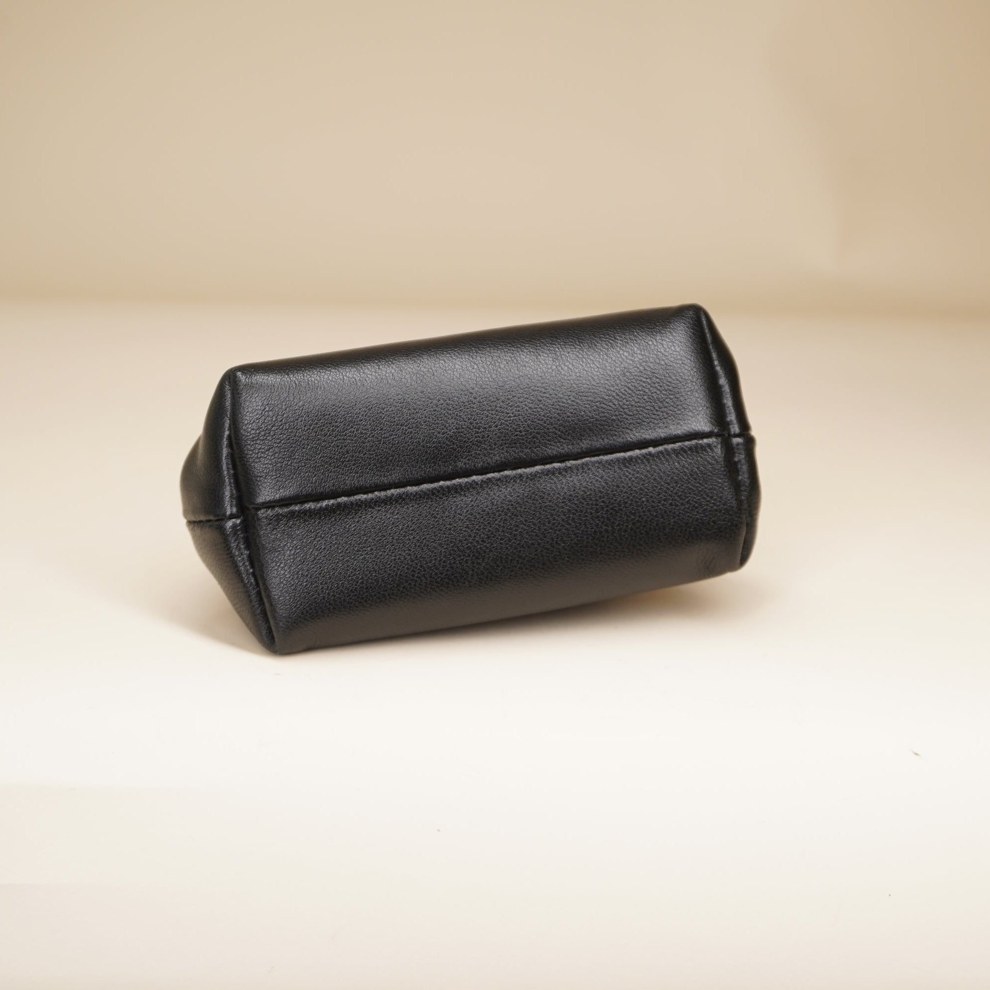 PRE-OWNED FF Shiny Nappa Nano First Bag Charm Black