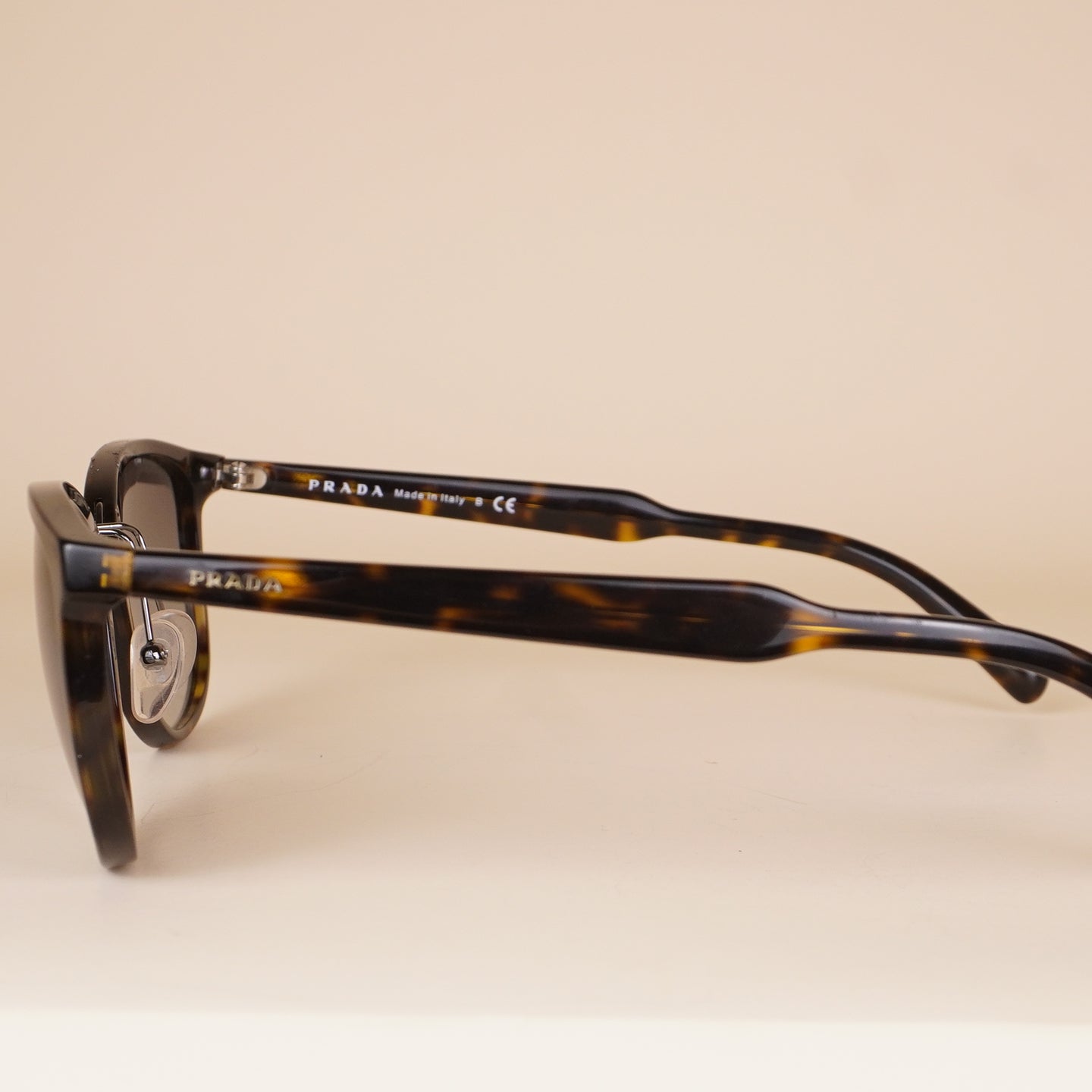 PRE-OWNED PR22SS Habana Tortoiseshell Round Sunglasses